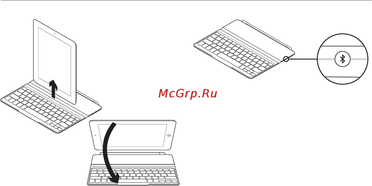 Logitech Ultrathin Keyboard Cover (920-004236) Инструкция по эксплуатации онлайн [7/10] 135288
