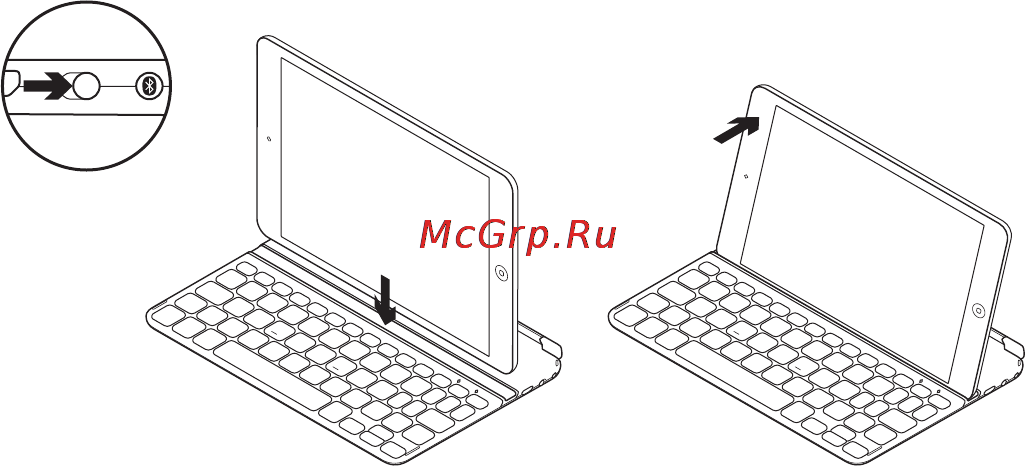 Logitech Ultrathin Keyboard Cover Mini Black (920-005033) [4/10] Настройка продукта