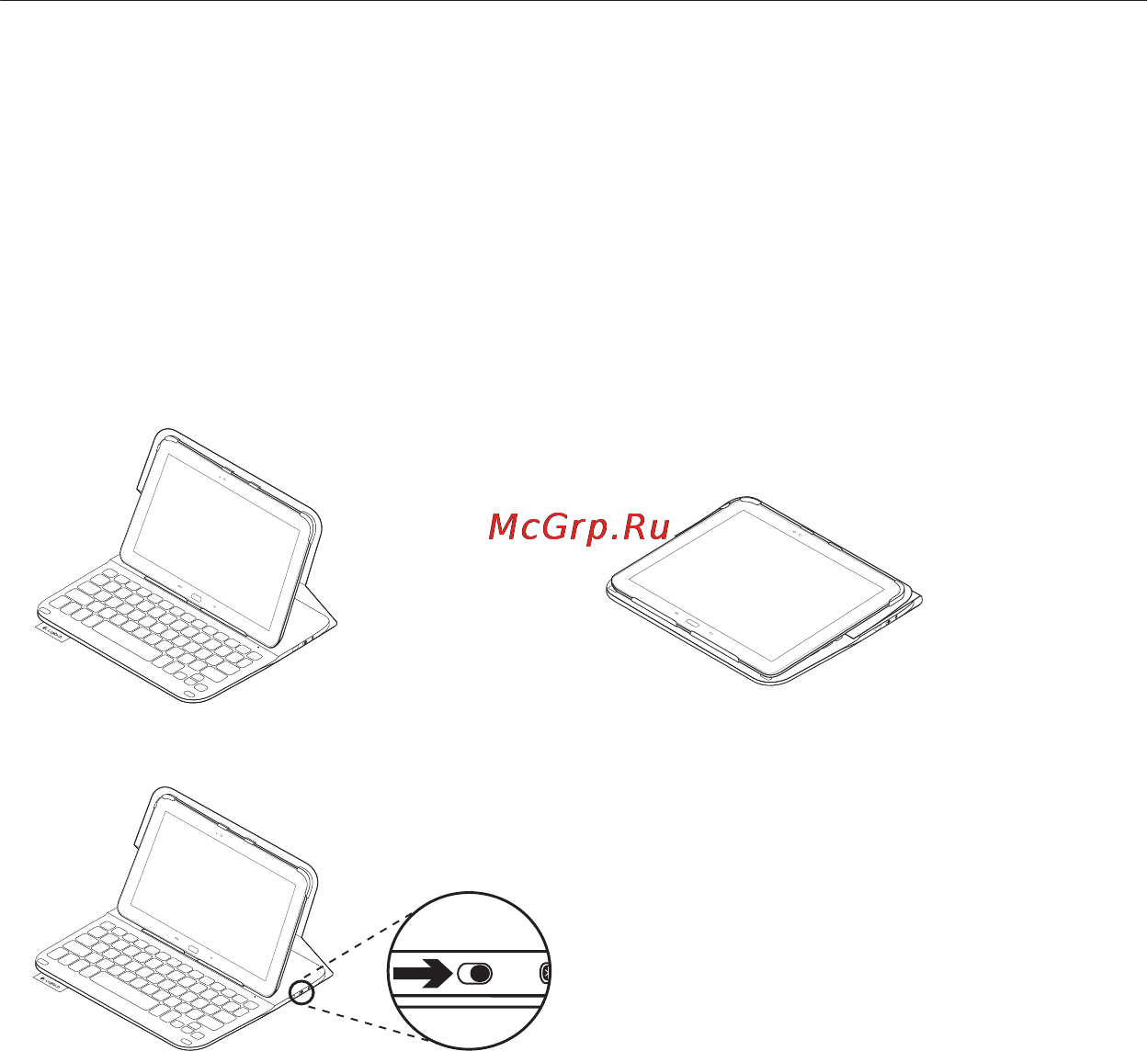 Logitech S410 (920-006397) для Samsung Galaxy Tab 4 10.1