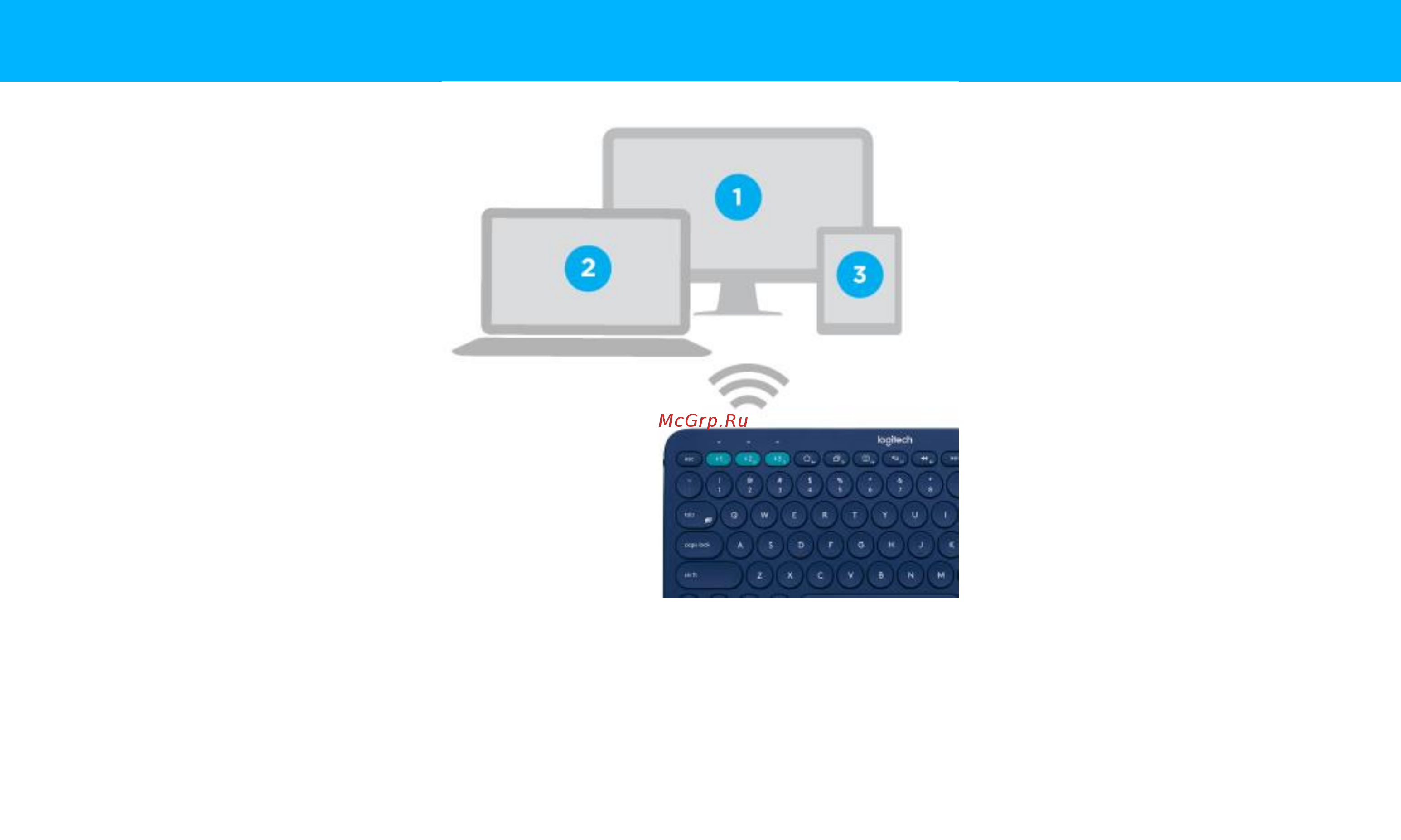 Logitech K380 Dark Gray [5/14] Управление устройствами