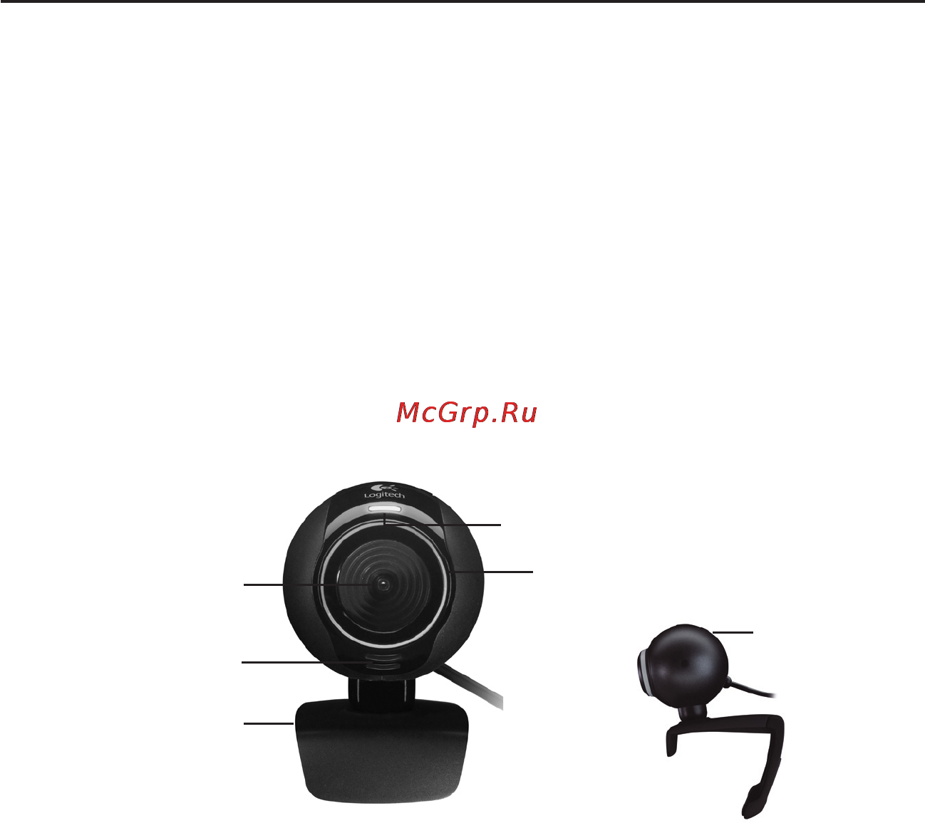 Logitech E3500 [3/11] Общий вид и основные элементы камеры