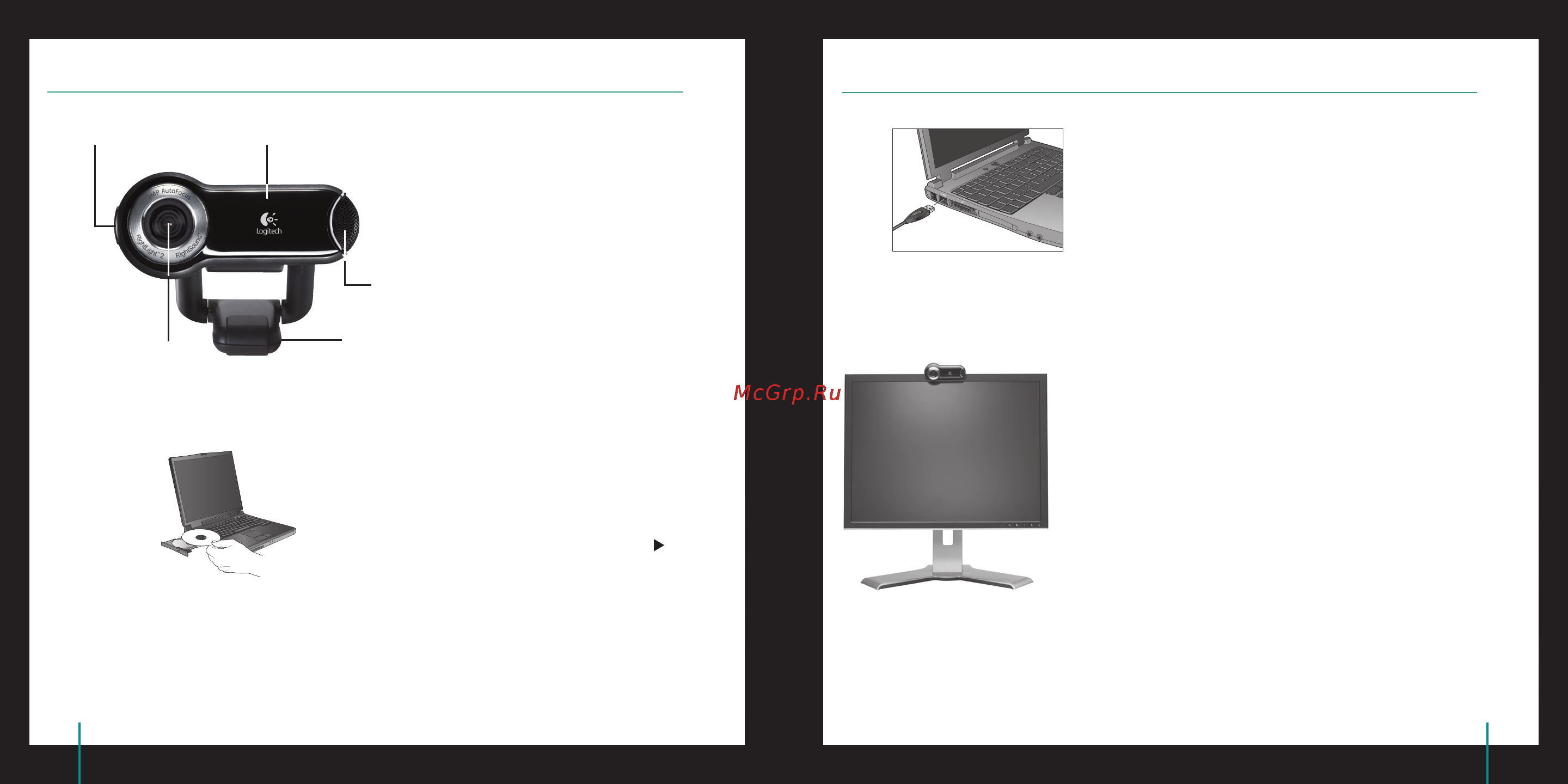 Logitech QC Pro 9000 [6/59] Anschließen der kamera am computer