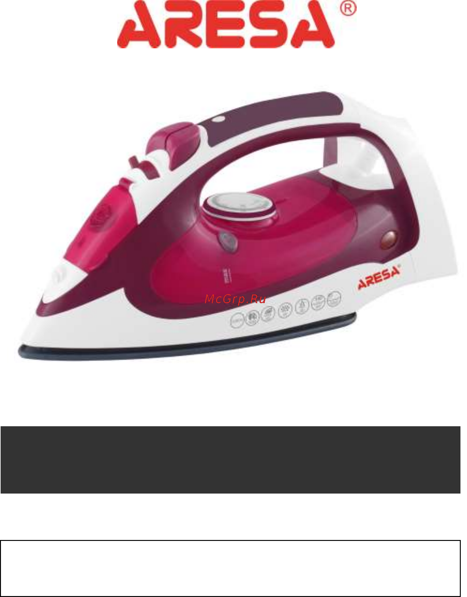 Aresa AR-3107 Инструкция онлайн
