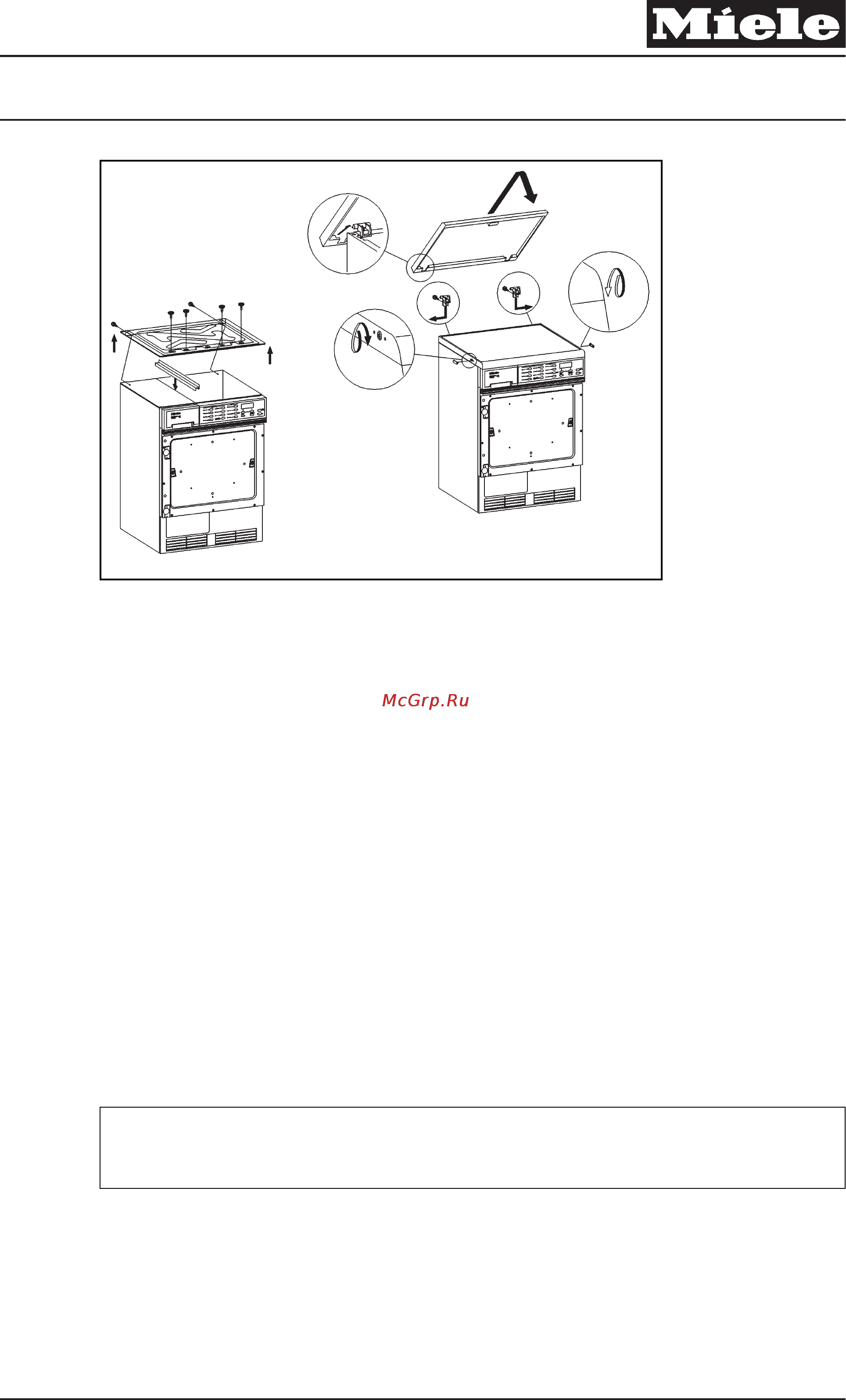 Miele UBS-W/T G Инструкция по эксплуатации онлайн [2/2] 135712