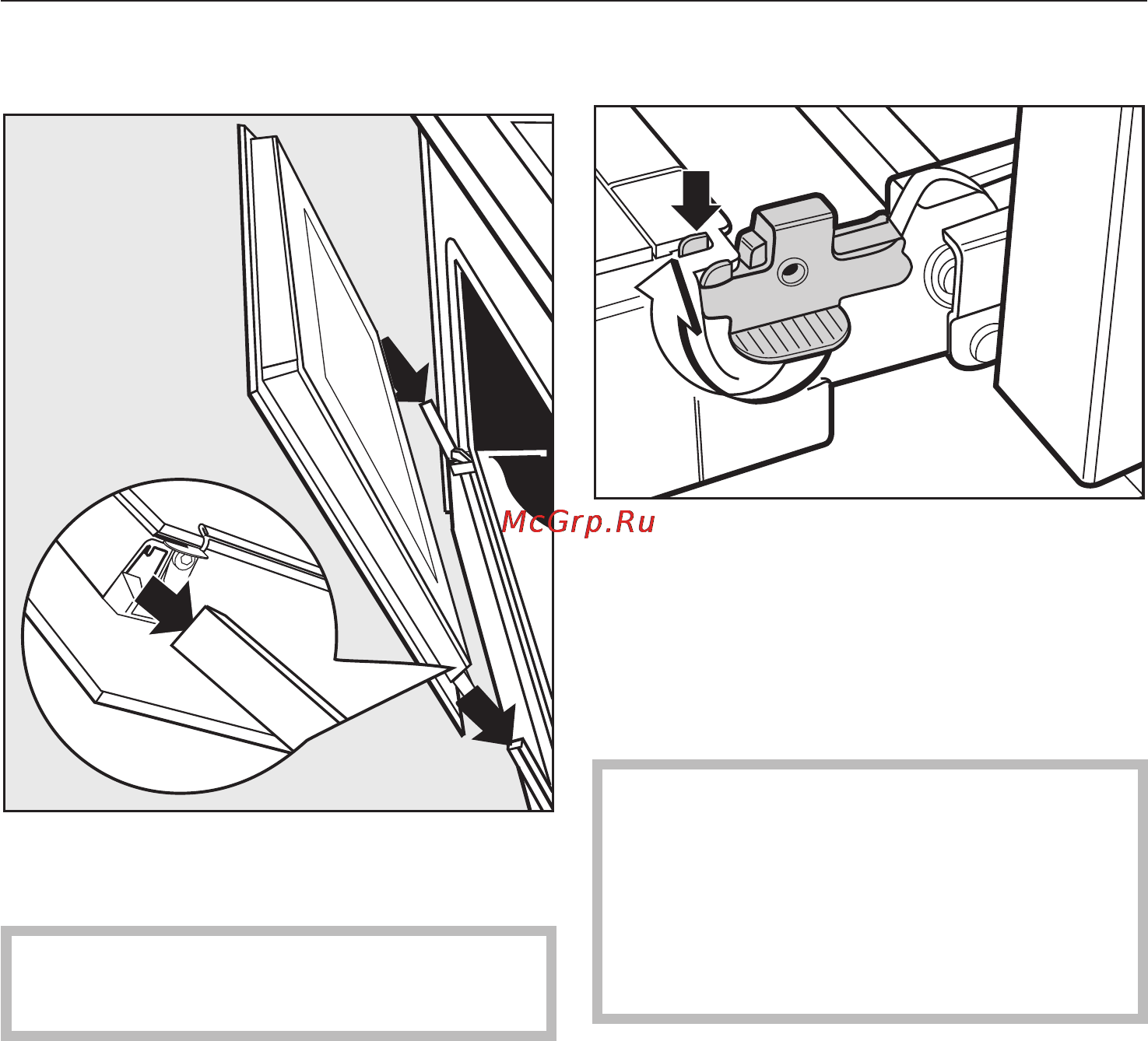 Miele H4540 B KAT W [64/80] Óñòàíîâêà äâåðöû 64