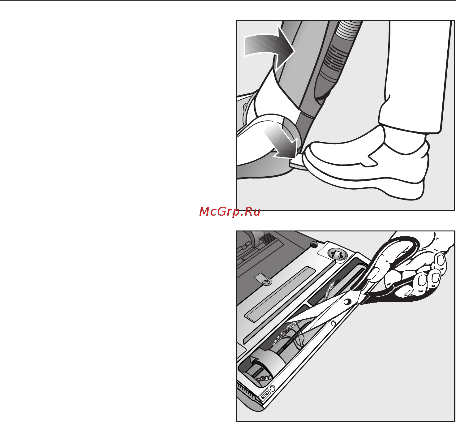 Miele SHJM0 Dynamic U1 Allergy White Lotus [34/48] Óäàëåíèå íèòåé è âîëîñ ñ ýëåêòðîùåòêè 34