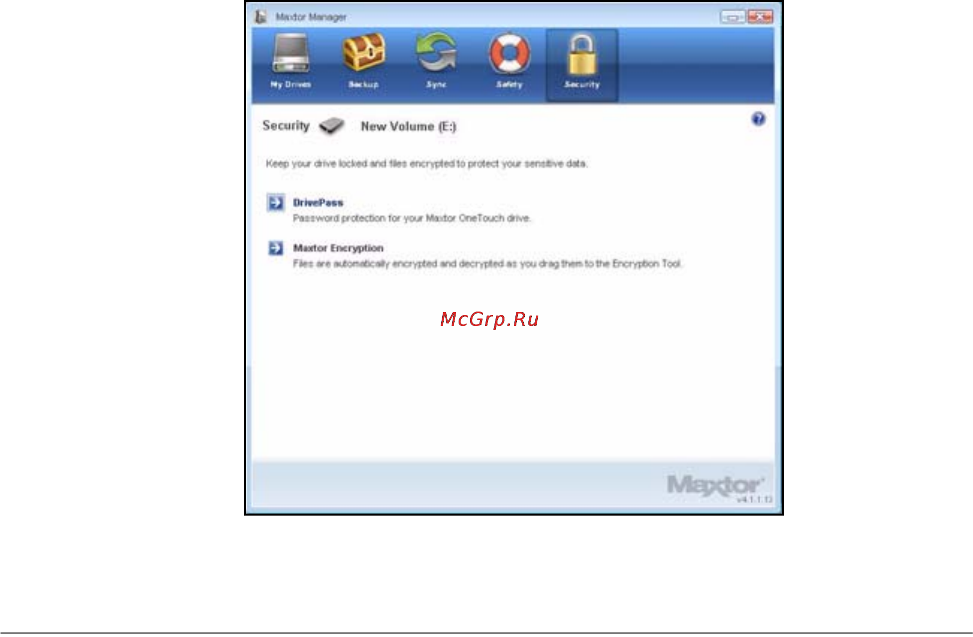 Maxtor 1Tb STM3100 [83/140] Включение drivepass