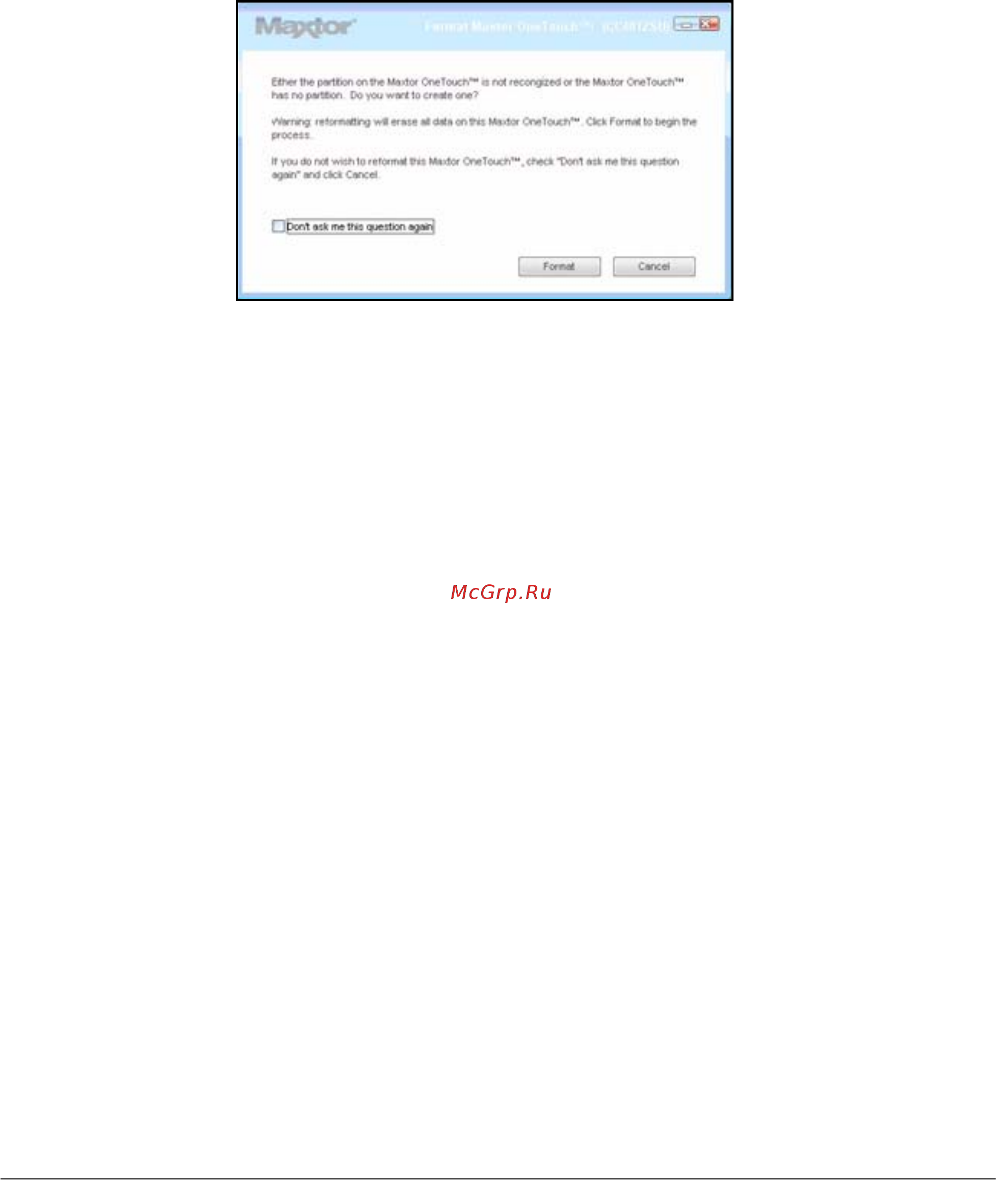 Maxtor MAXTOR 160Gb 2.5'' STM90160 Инструкция по эксплуатации онлайн [30/140] 135815