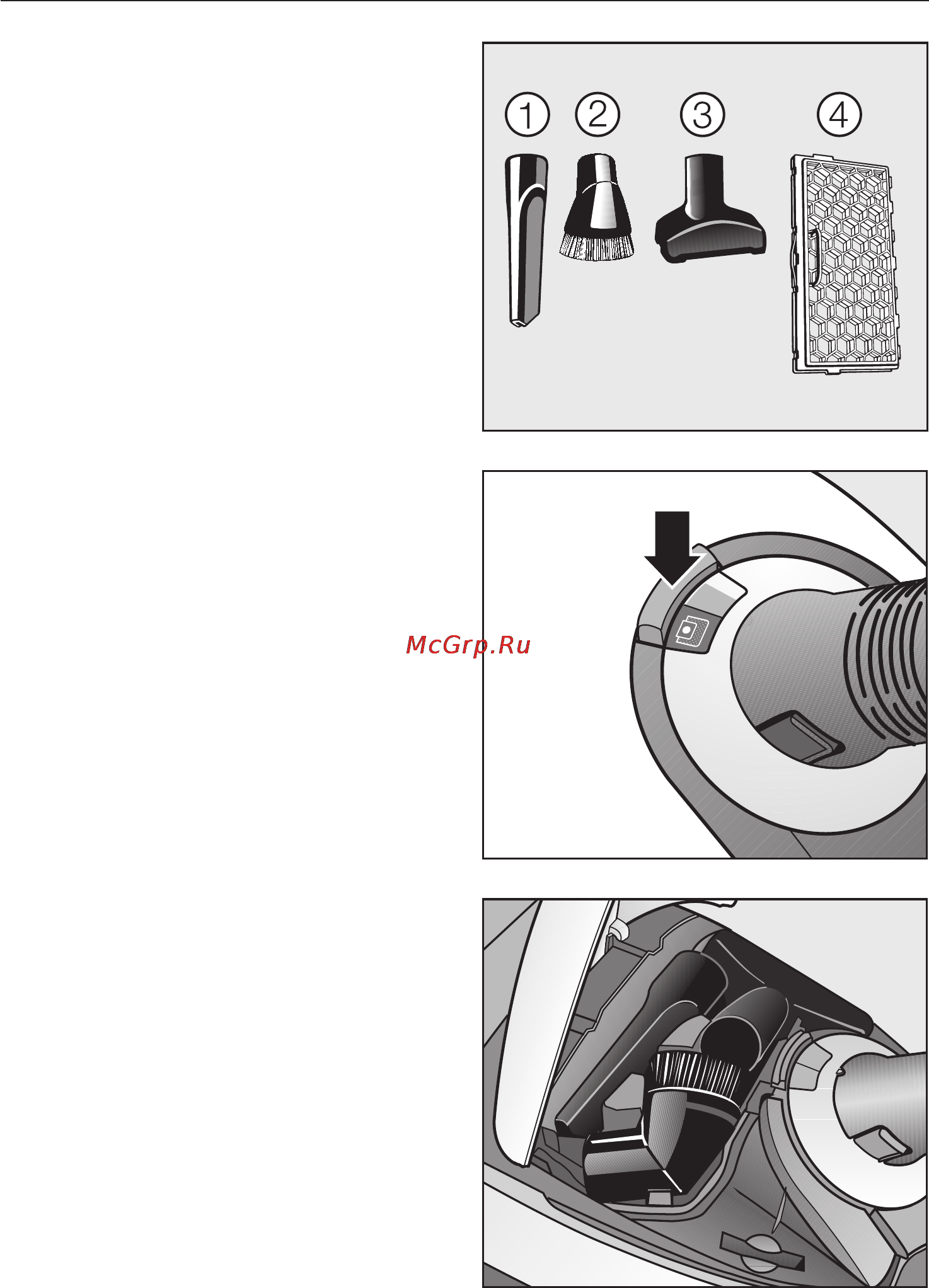Miele S 5280 серебристый [13/48] Ïðèíàäëåæíîñòè âõîäÿùèå â êîìïëåêò 13