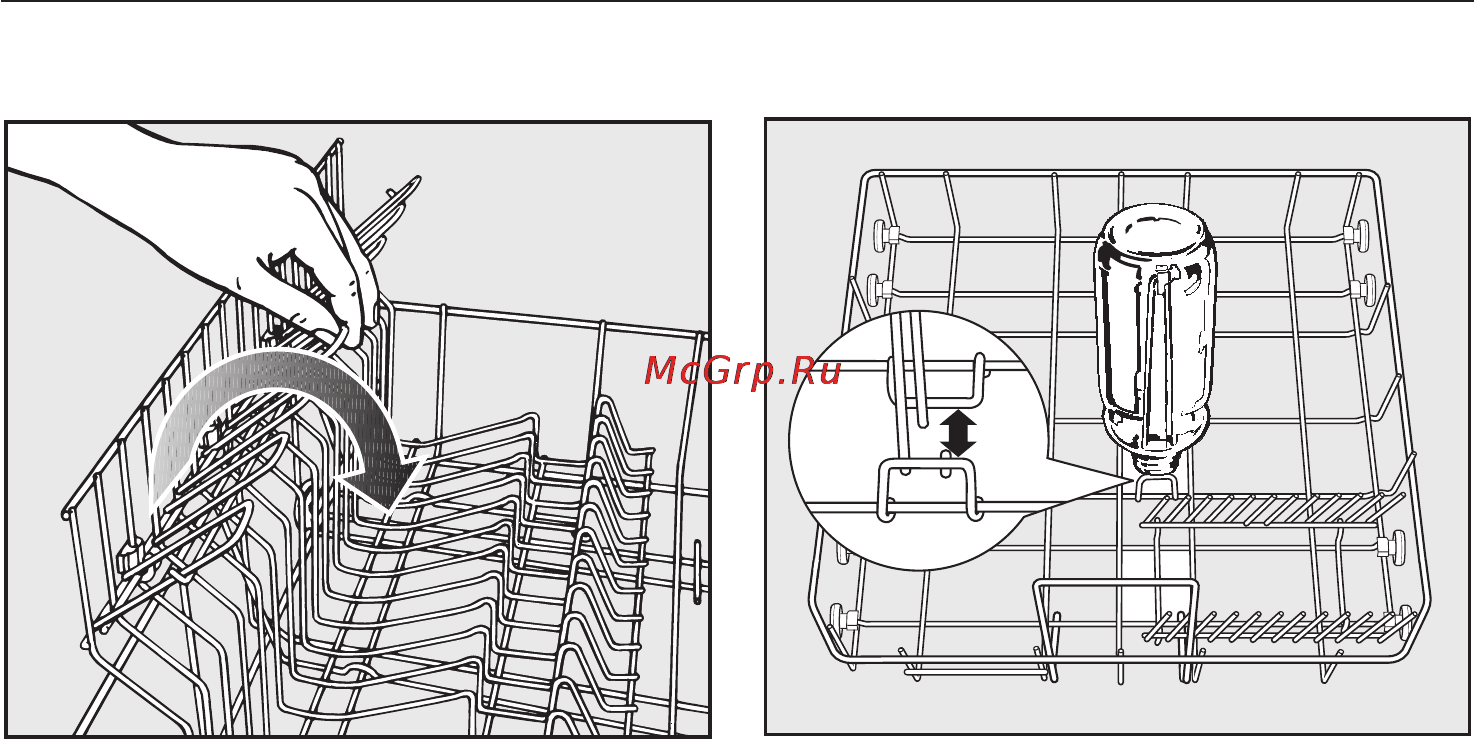 Miele G 1470 SCVi [31/72] Ïîäñòàâêà äëÿ àøåê 31