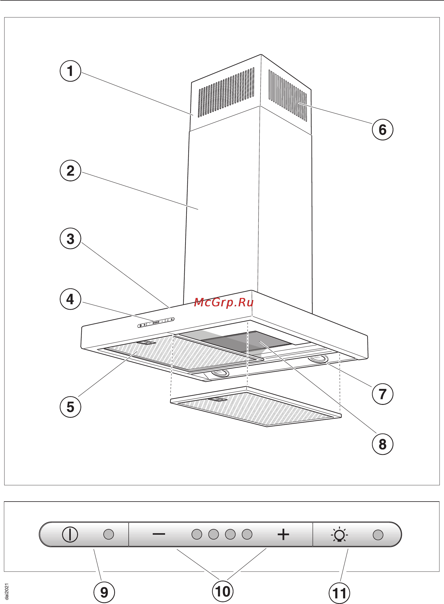 Miele DA 426 [10/32] Îïèñàíèå ïðèáîðà 10