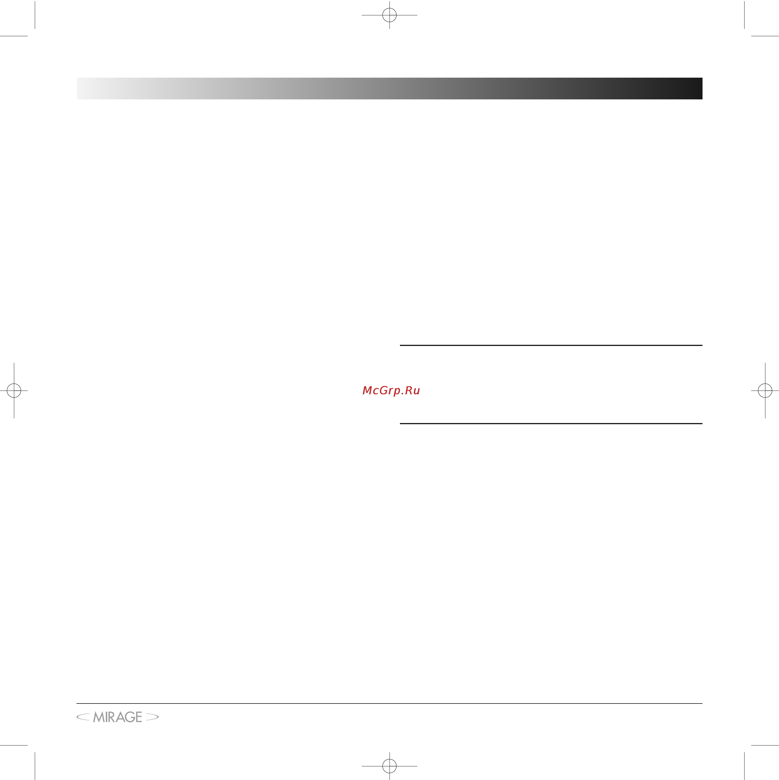 Mirage OS3-FS-HGB Black [3/12] Руководство для пользователя