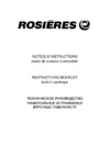 Rosieres RTE 753 SF IN Инструкция