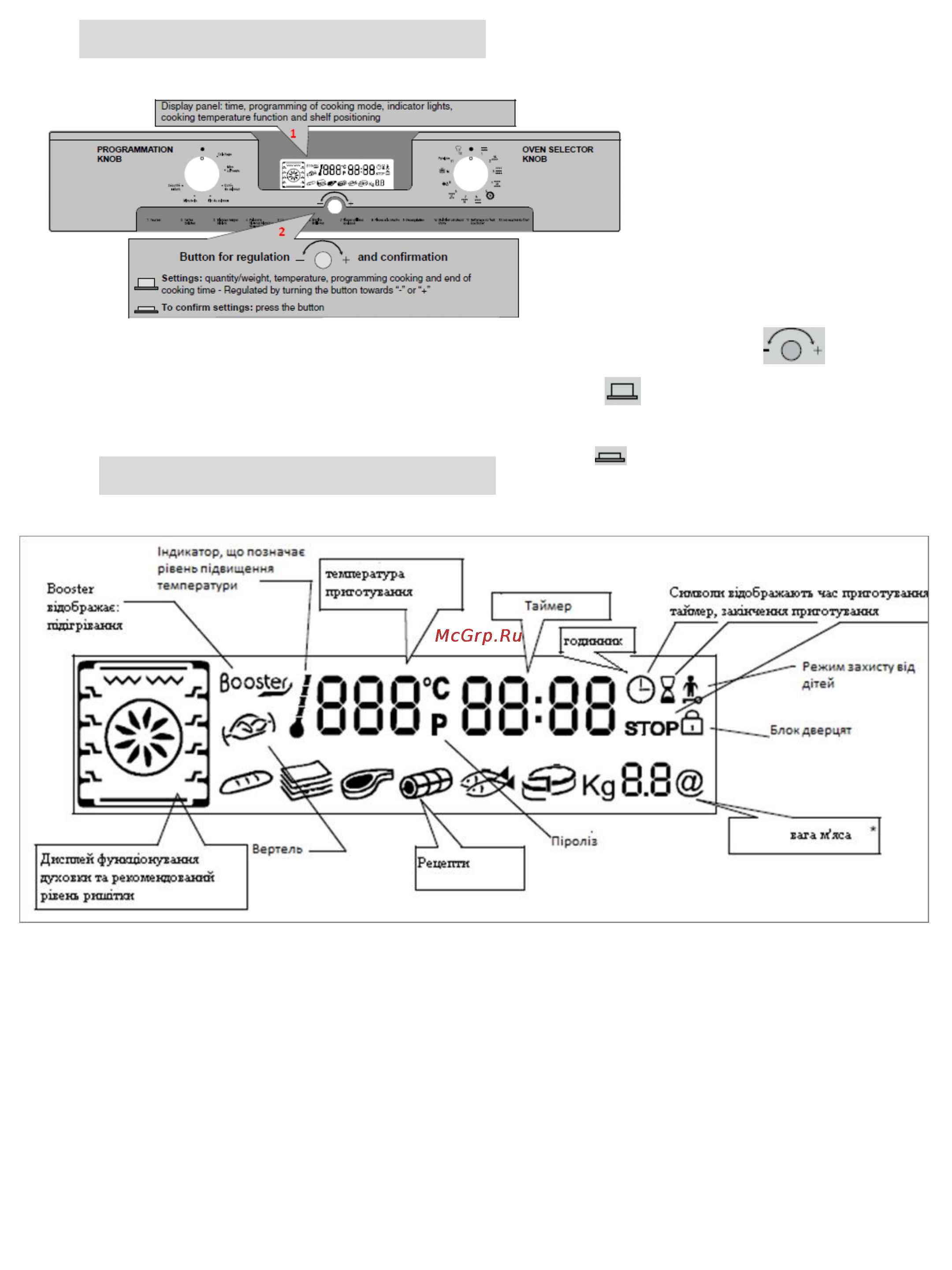 Rosieres RFI 4454 IN [6/17] Температура приготуваннѐ і позиціѐ