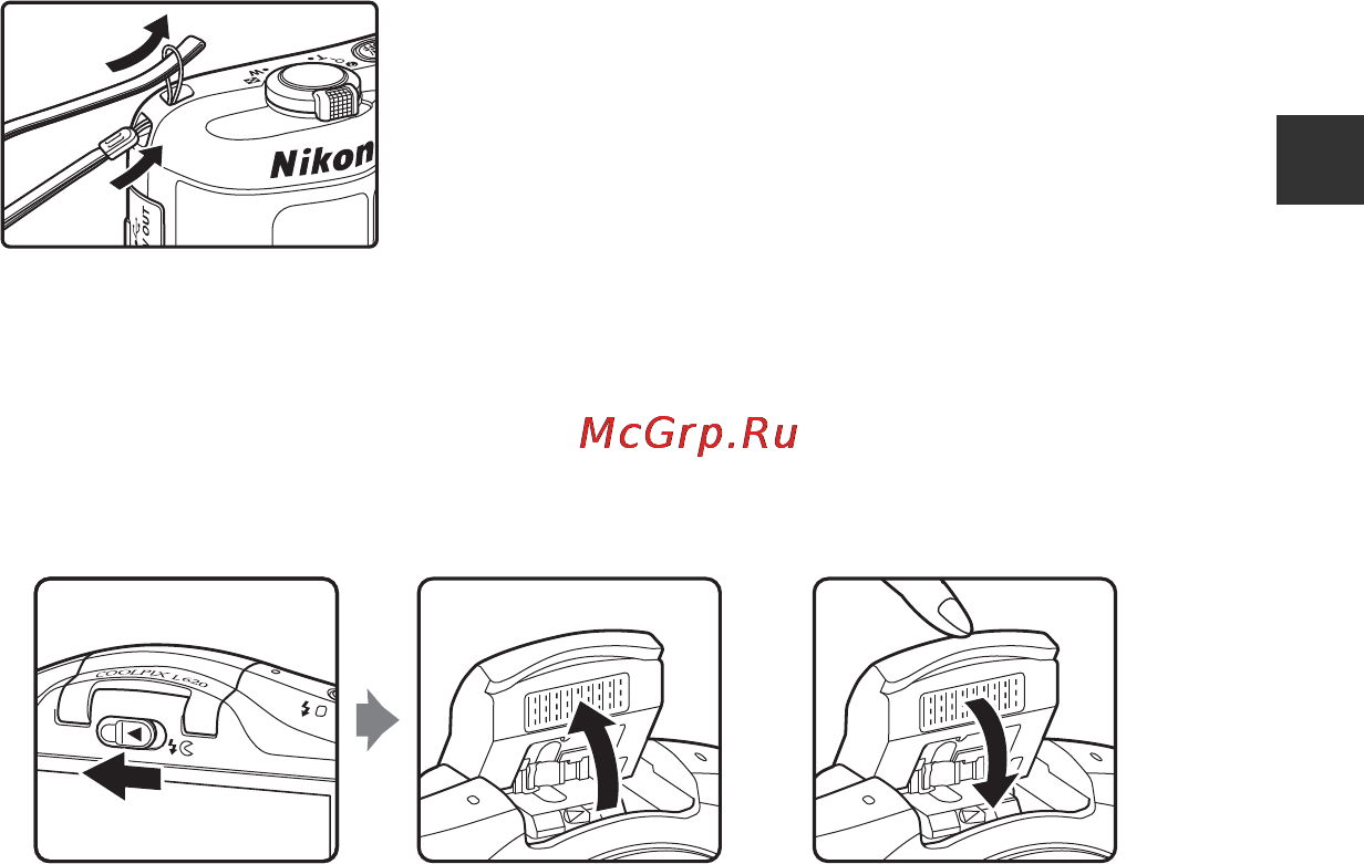 Nikon Coolpix L620 Black [21/212] Подъем и опускание вспышки