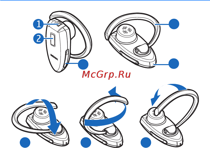 Nokia BH-207 Bluetooth Инструкция по эксплуатации онлайн