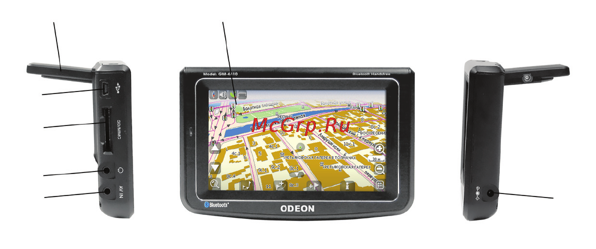 Odeon GM-4810 [7/23] Встроенная gps антенна