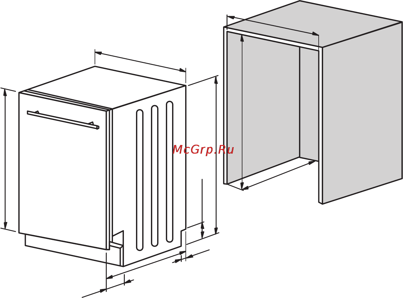 Freggia DWI6159 Схема встраивания онлайн