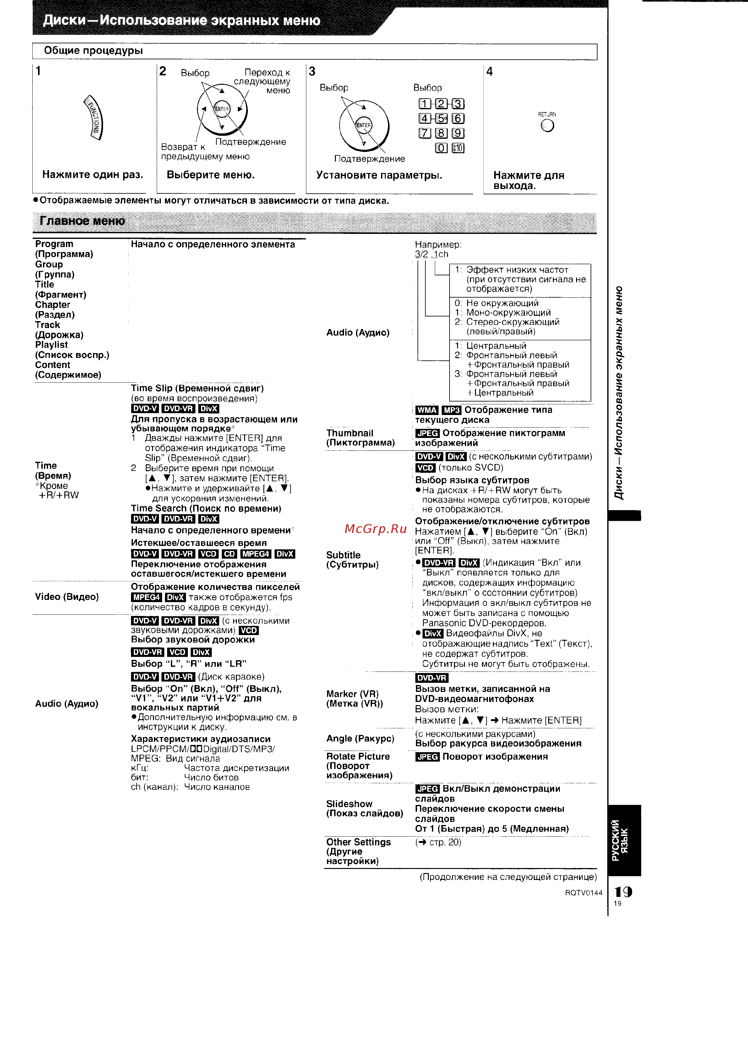 Panasonic SC-VK650  EE-S [19/36] Кь 4