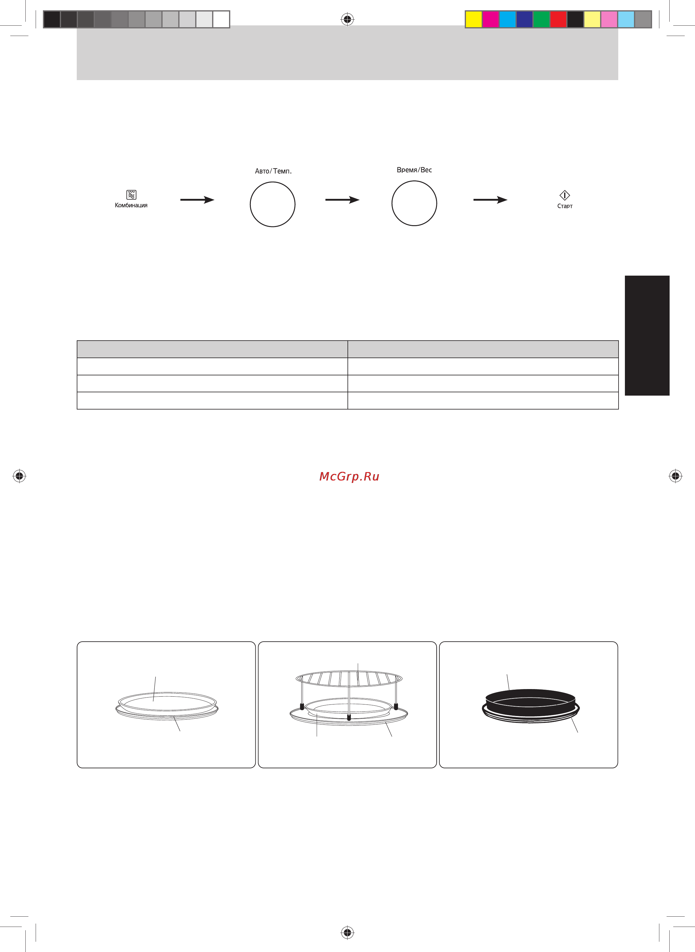 Panasonic NN-CD565B [17/31] Комбинированный режим комбинация