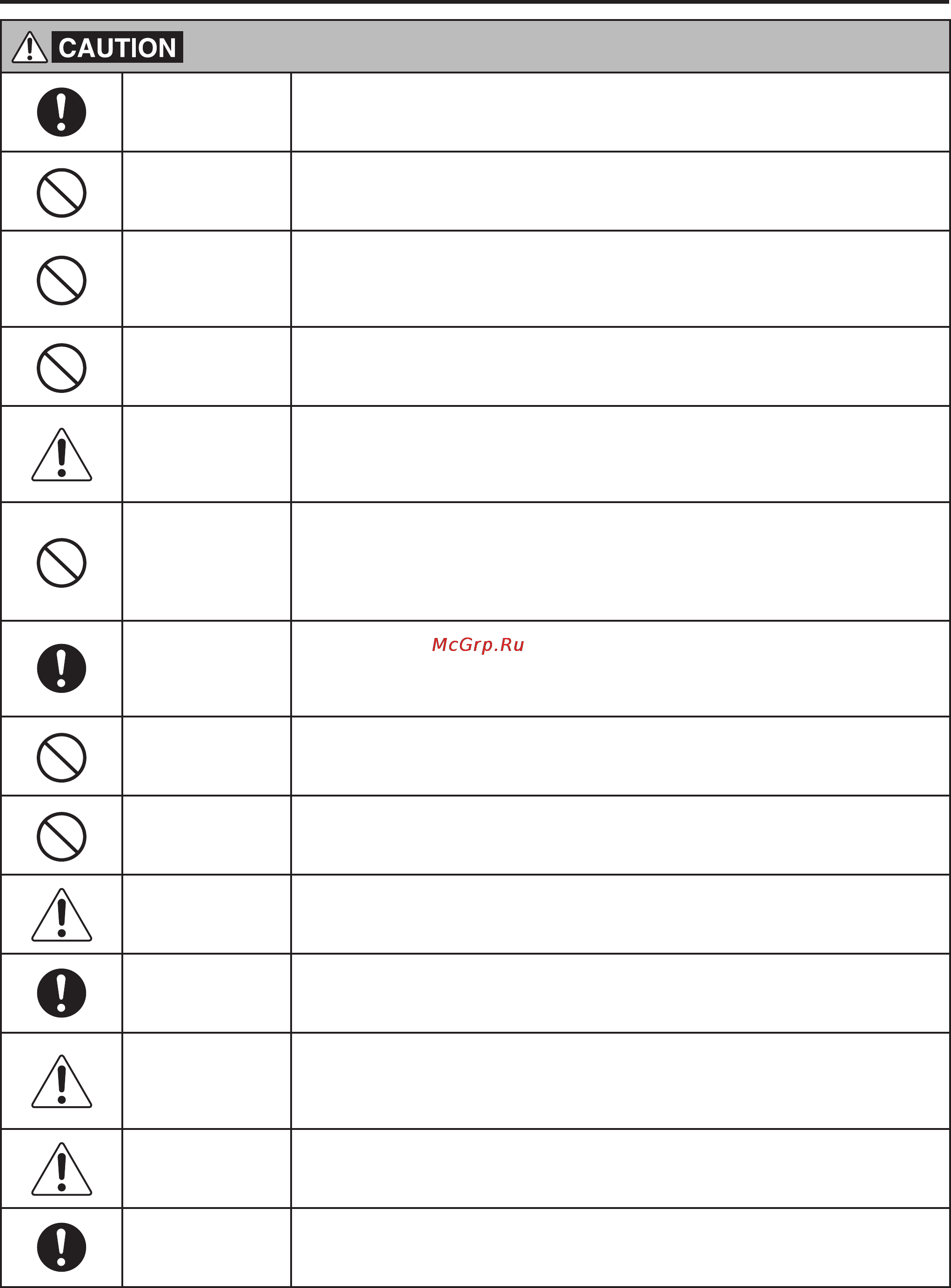 Caiman VAL6 GN5 [10/24] Safety information