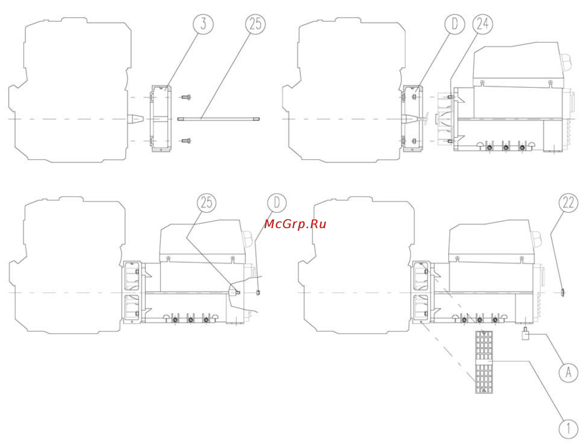 Caiman ARC220+ [3/8] Инструкции по сборке соединение im b35