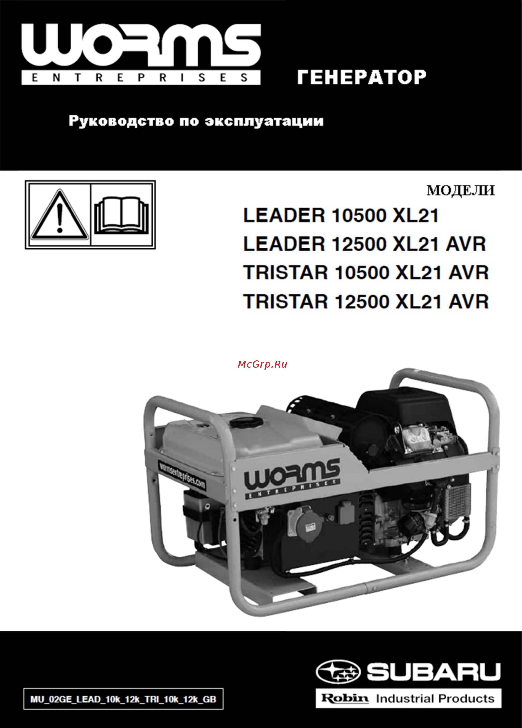 Caiman Leader 12500XL21 DE AVR Инструкция по эксплуатации онлайн