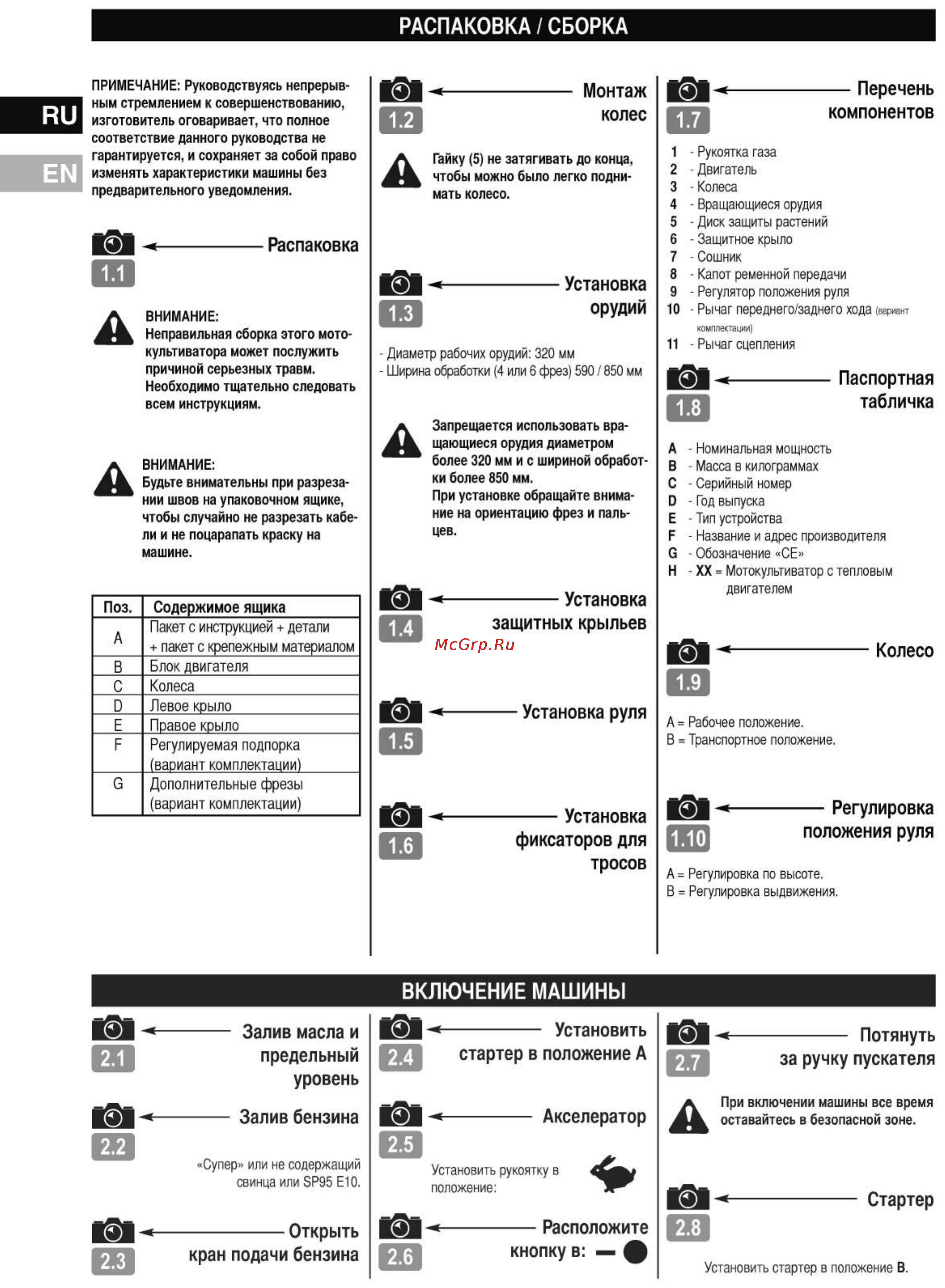 Pubert ELITE 65K C2 Инструкция по эксплуатации онлайн [10/20] 137846