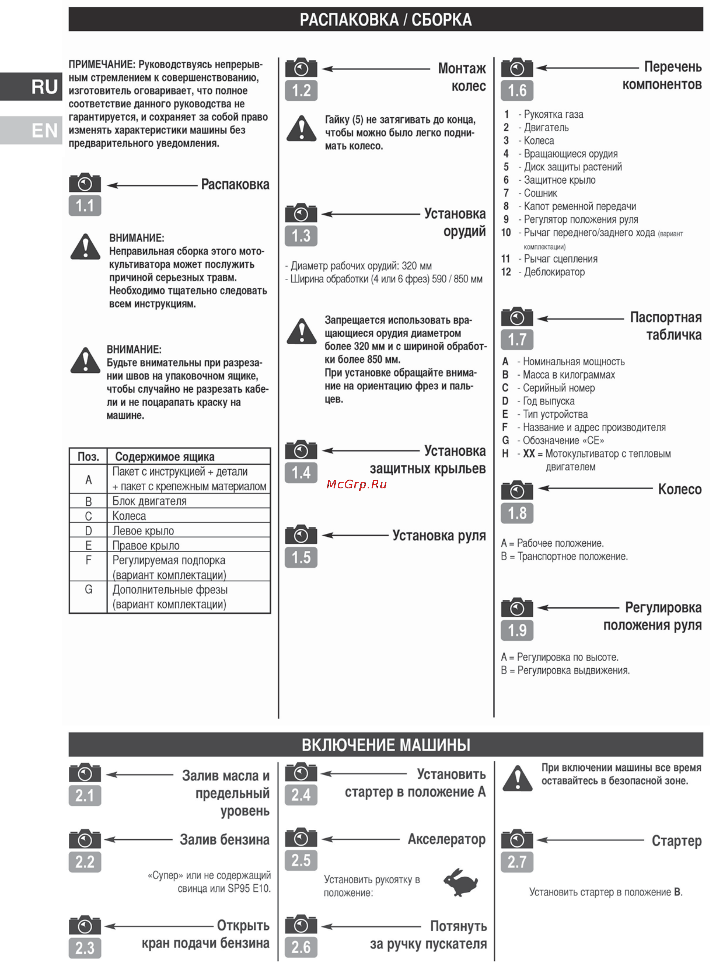 Pubert PRIMO 65B D2 Инструкция по эксплуатации онлайн [8/11] 137848