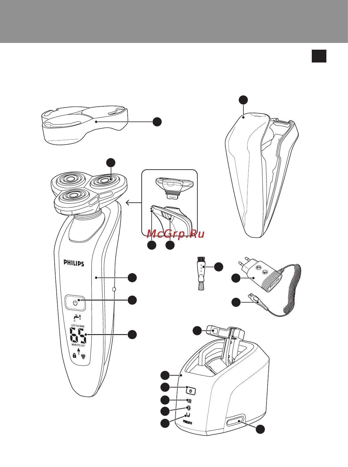 Philips RQ 1095/21 Инструкция по эксплуатации онлайн