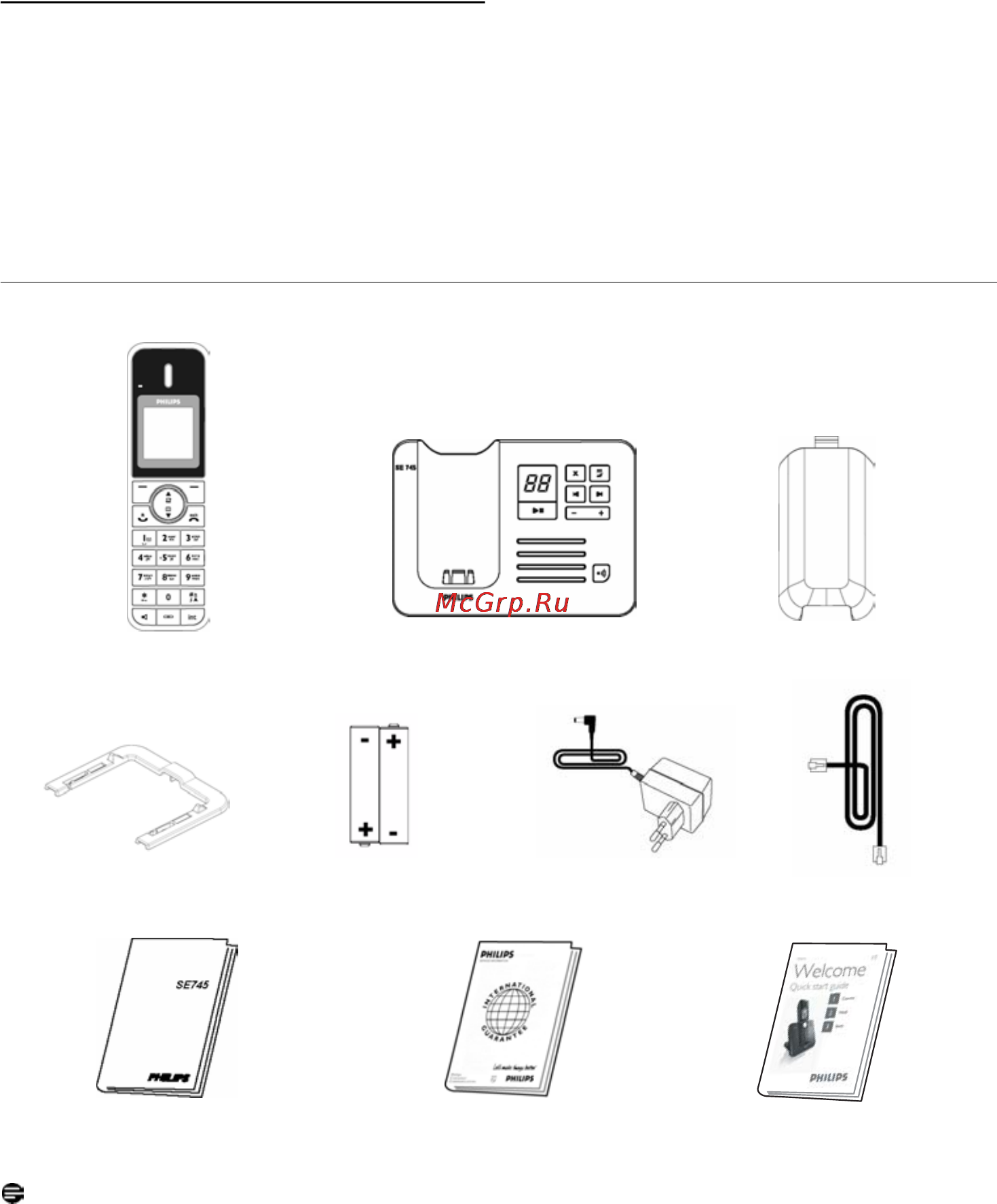 Philips SE7451B/51 [9/68] Ваш телефон