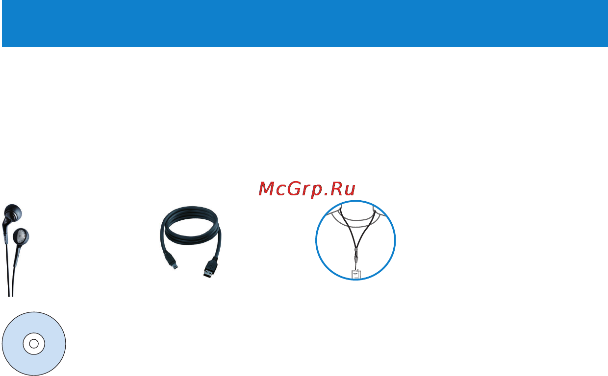 Philips SA1305/02 [6/31] Аксессуары