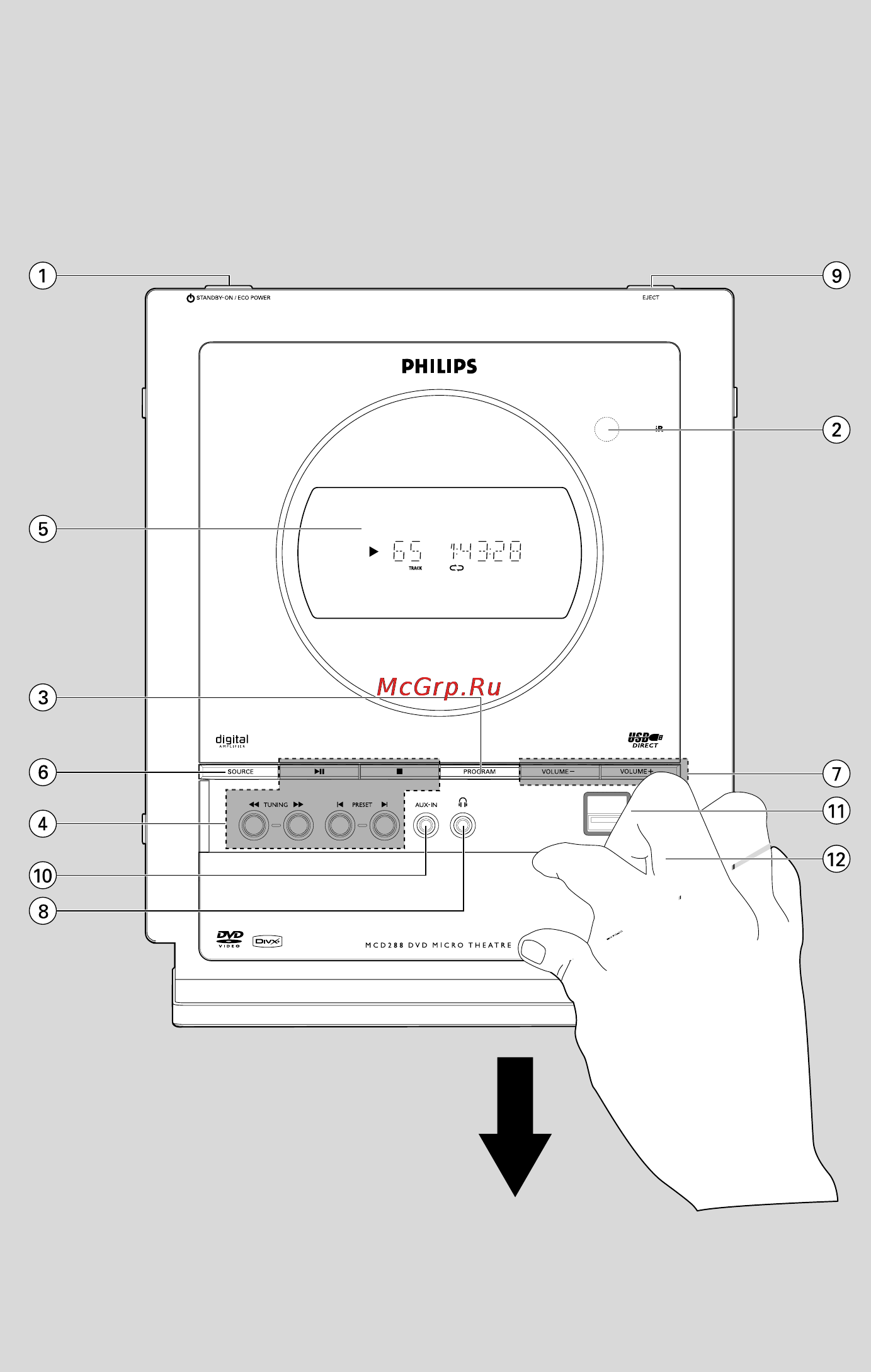 Philips MC-D288/12 Инструкция по эксплуатации онлайн [3/46] 138162