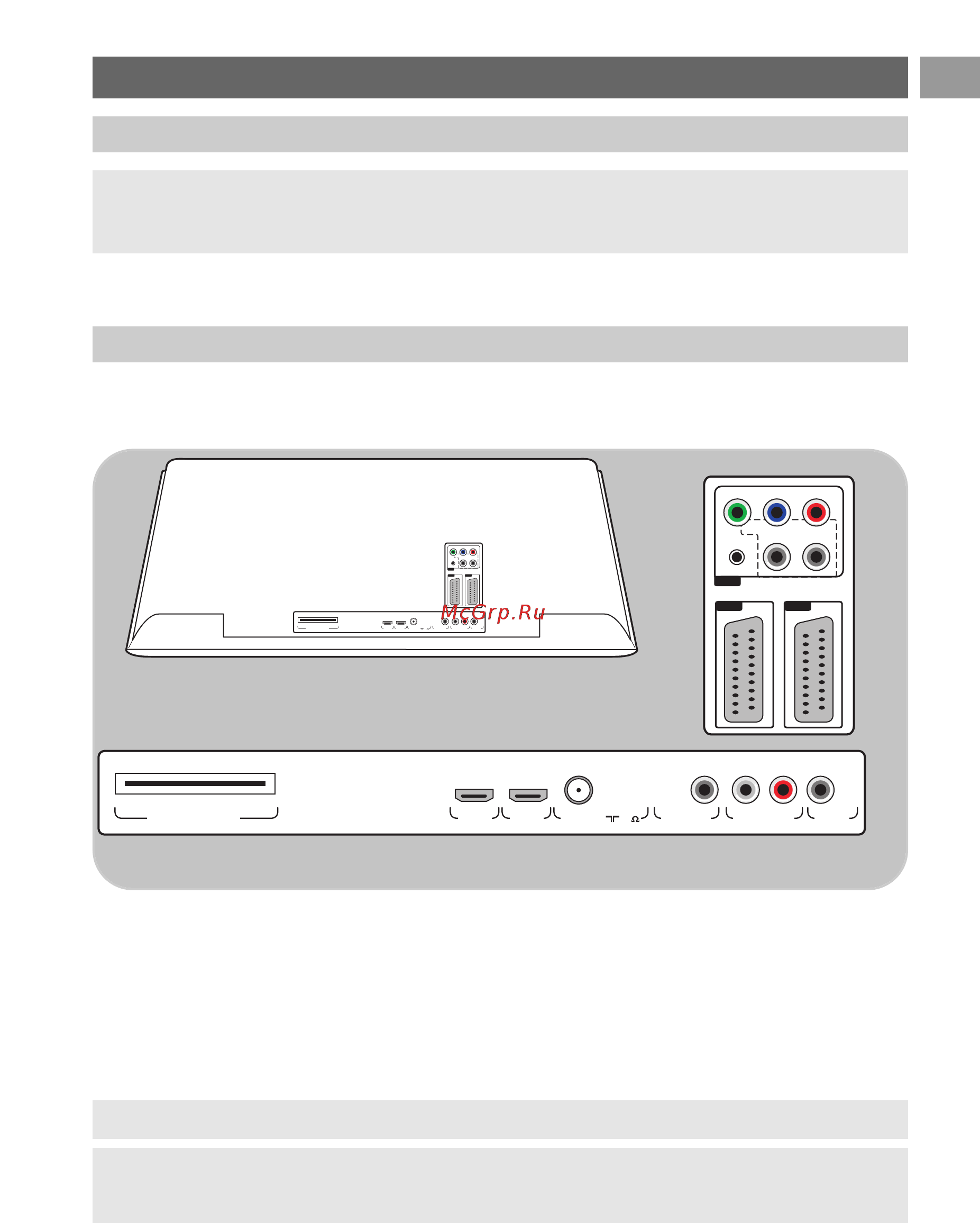 Philips 42 PF 9631D/10 [3/66] Обзор задней панели соединений
