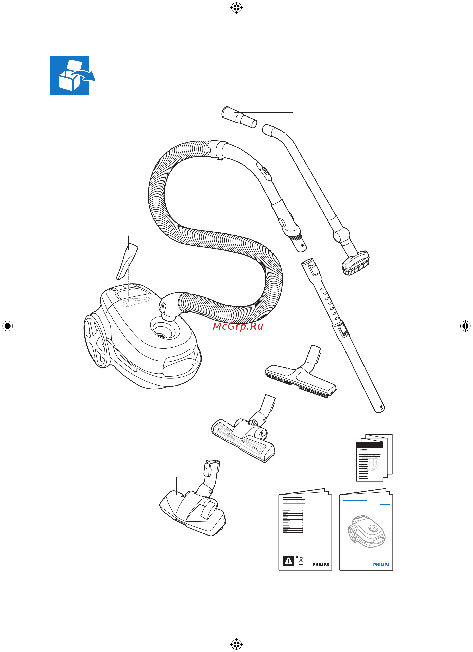 Philips PERFORMER COMPACT FC8387/01 Инструкция по эксплуатации онлайн [3/11] 300249