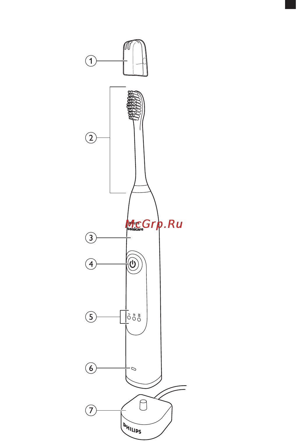 Philips HX6631/01 Инструкция по эксплуатации онлайн [3/18] 138301