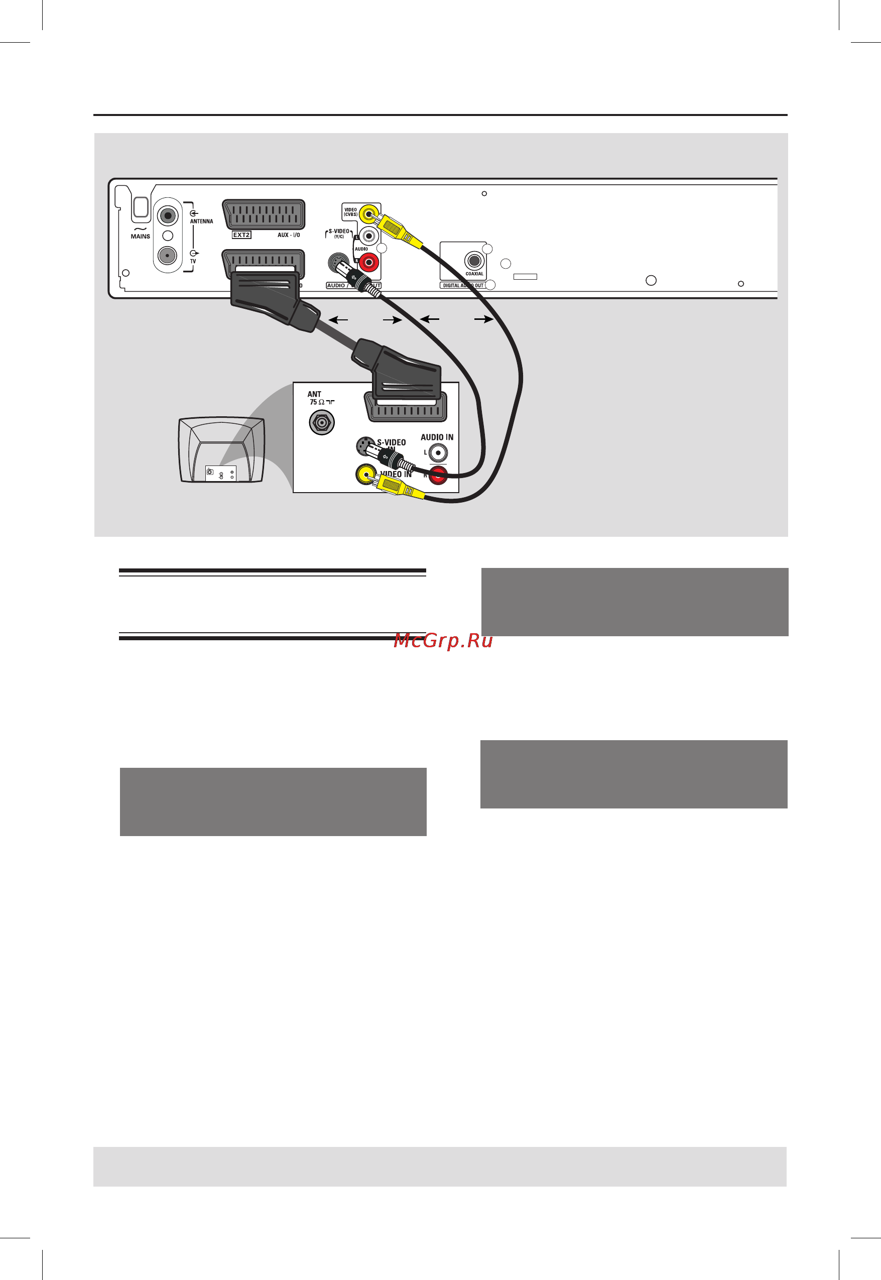 Philips DVD R3355/51 [12/65] Шаг 2 подключение видеокабеля