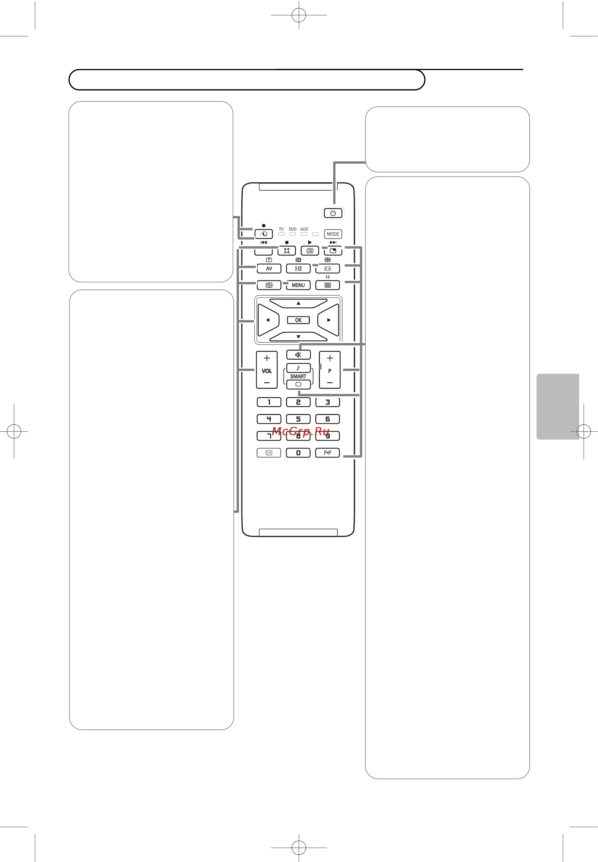 Philips 37 PF 5320/10 [5/16] Использование пульта дистанционного управления