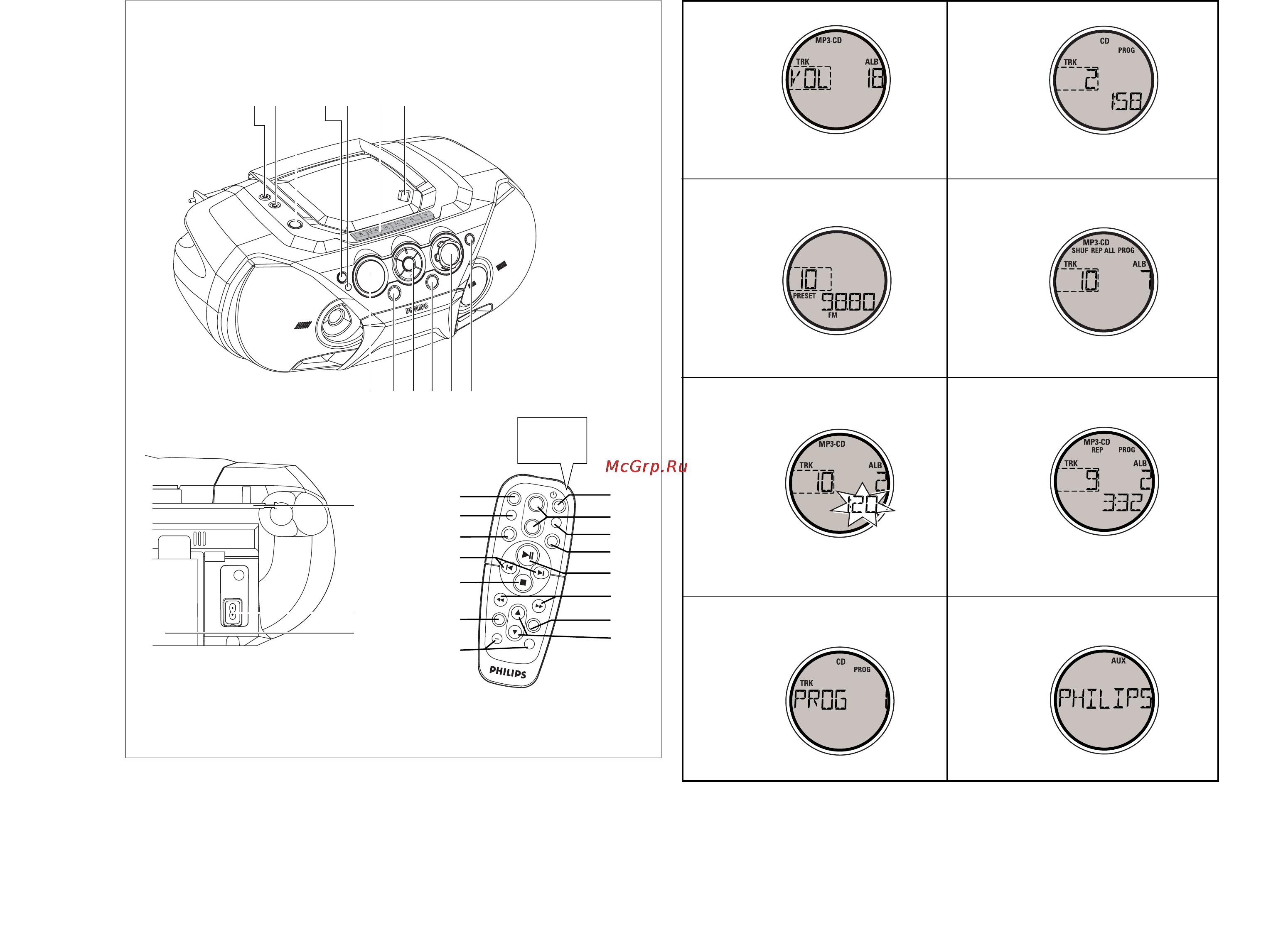 Philips AZ 3067/00C [2/7] Œ_j vэвзпл n