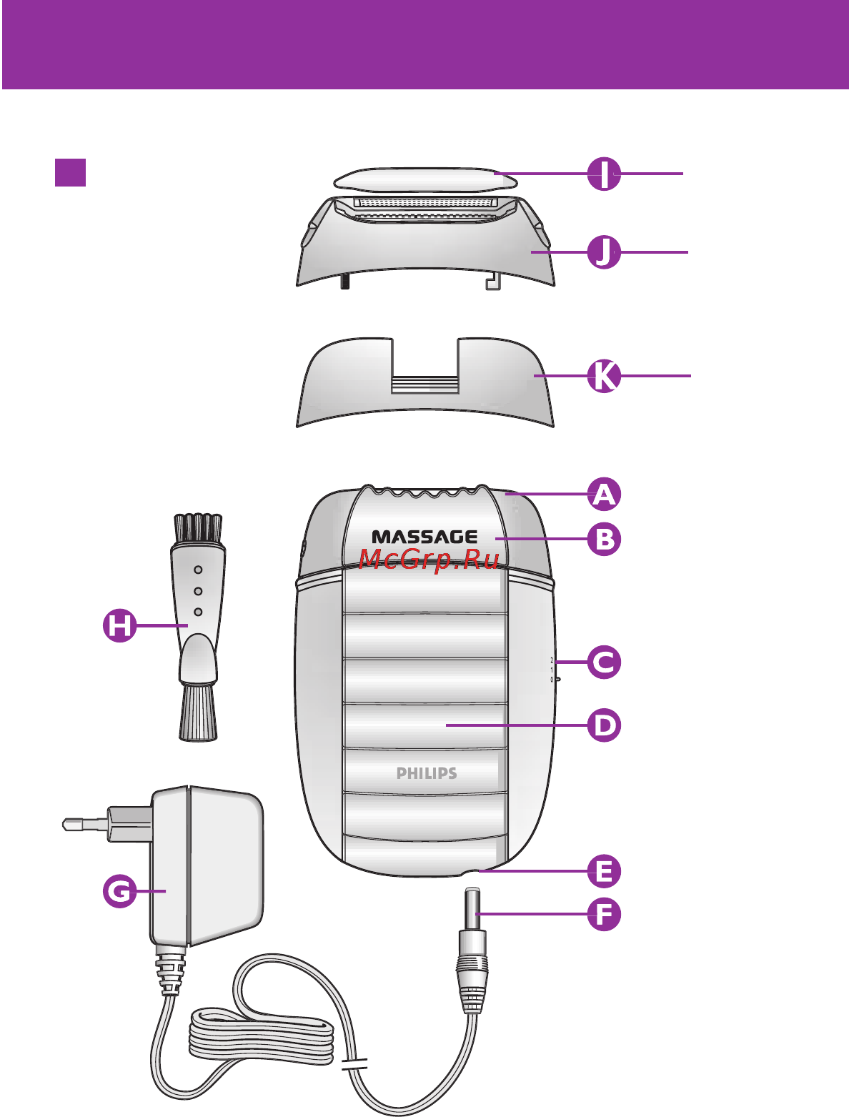Philips HP 6463 Инструкция по эксплуатации онлайн [2/12] 138487