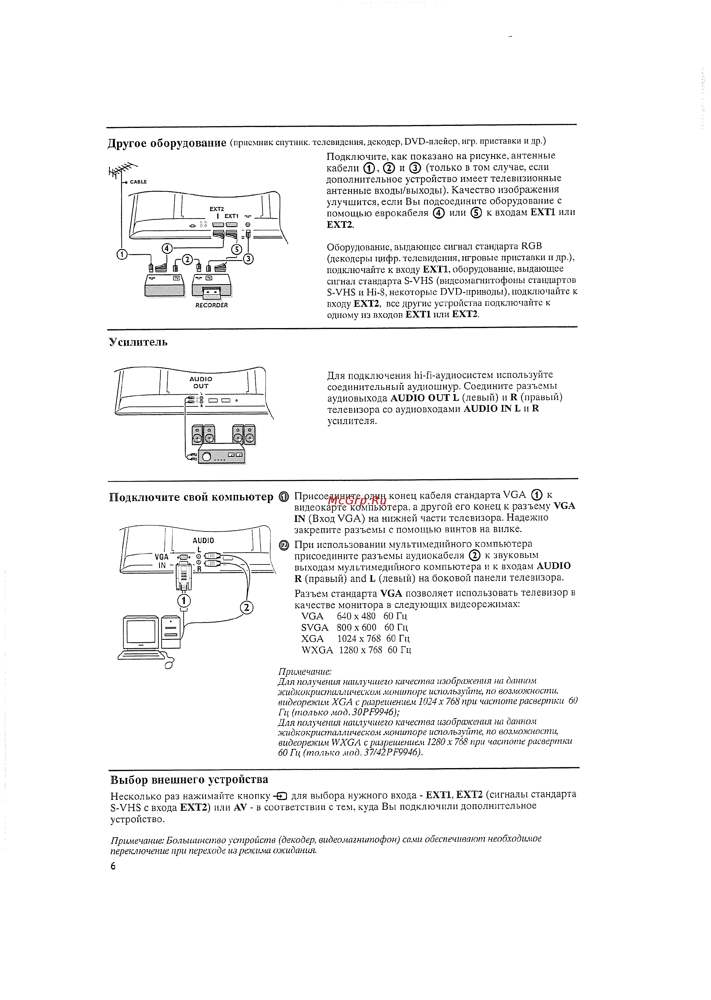 Philips 50 PF 9966/12 [9/17] Ехт1 ехт2