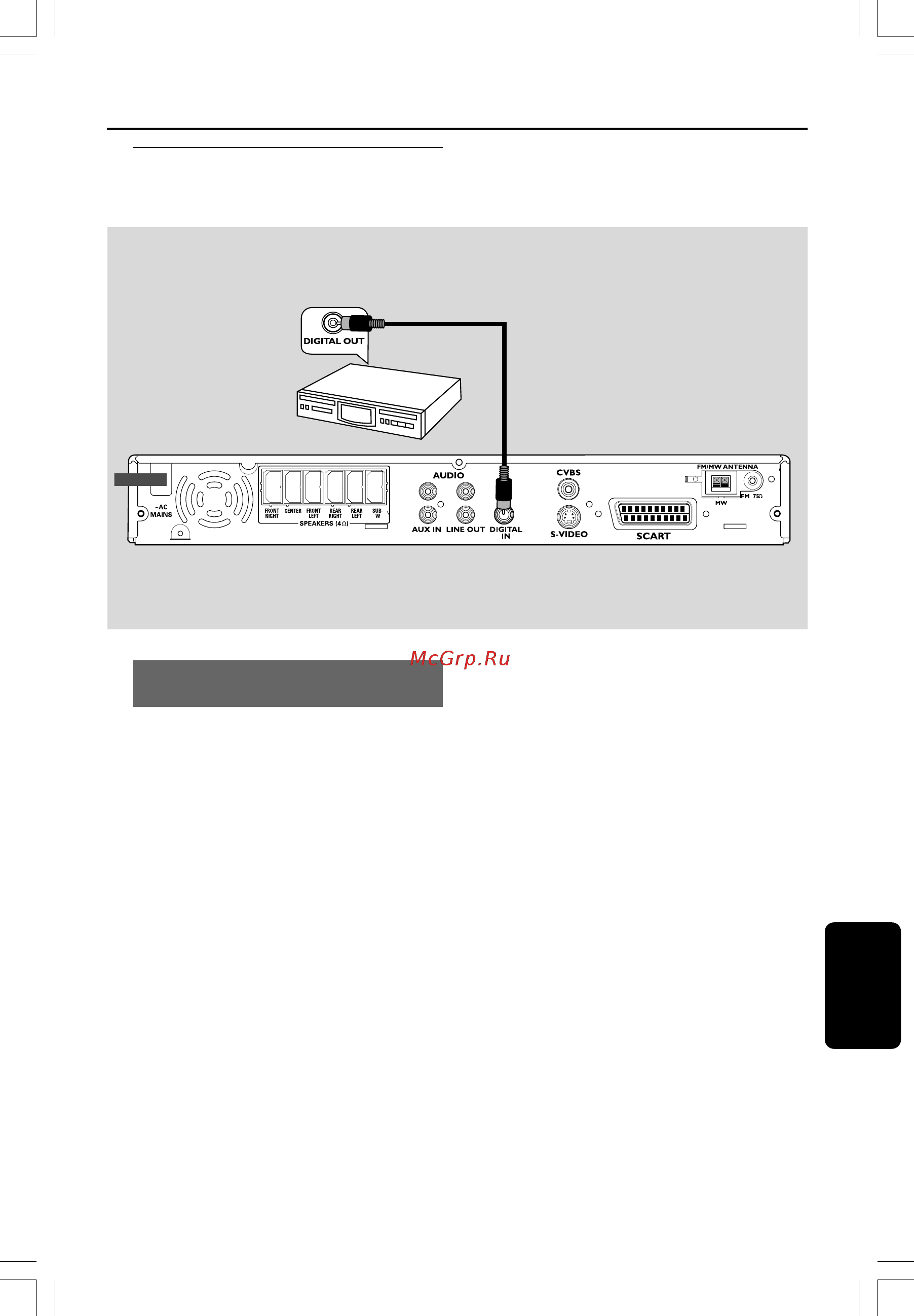 Philips LX3900SA/04 компл. [10/46] Подключения дополнительно