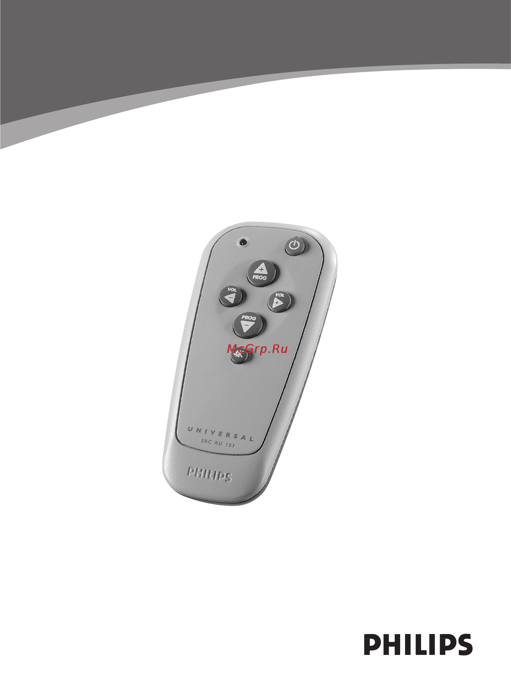 Philips SBC RU151 Инструкция по эксплуатации онлайн