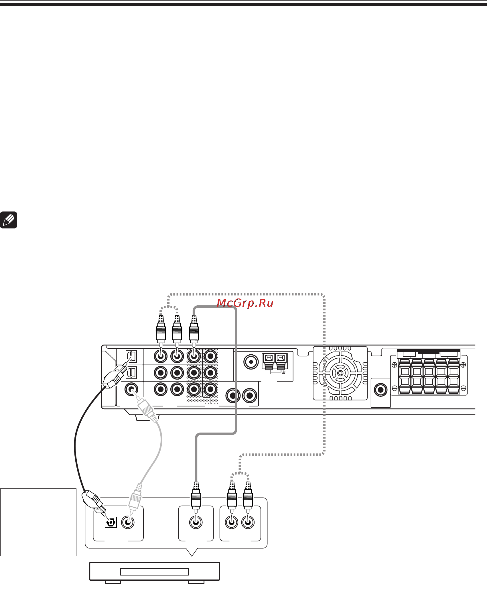 Pioneer VSX-C100 K [13/60] Подсоединение цифрового тюнера приставки