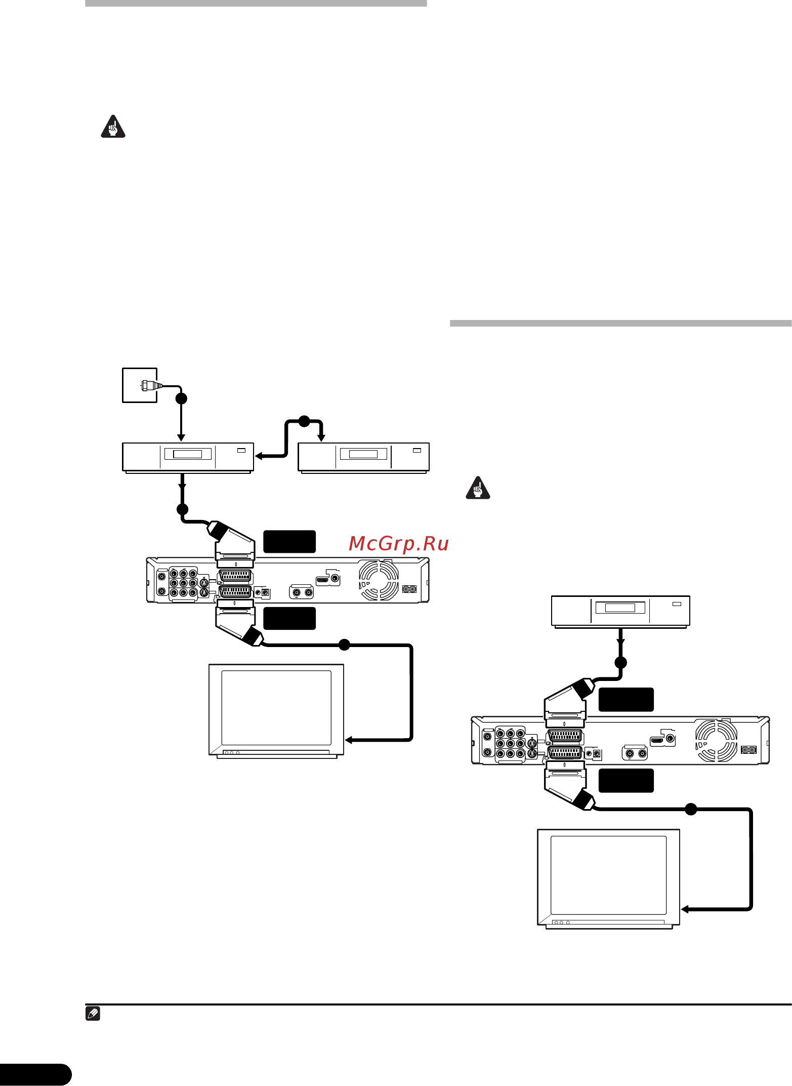 Pioneer RCS-LX60 D [52/164] Подключение внешнего декодера 1