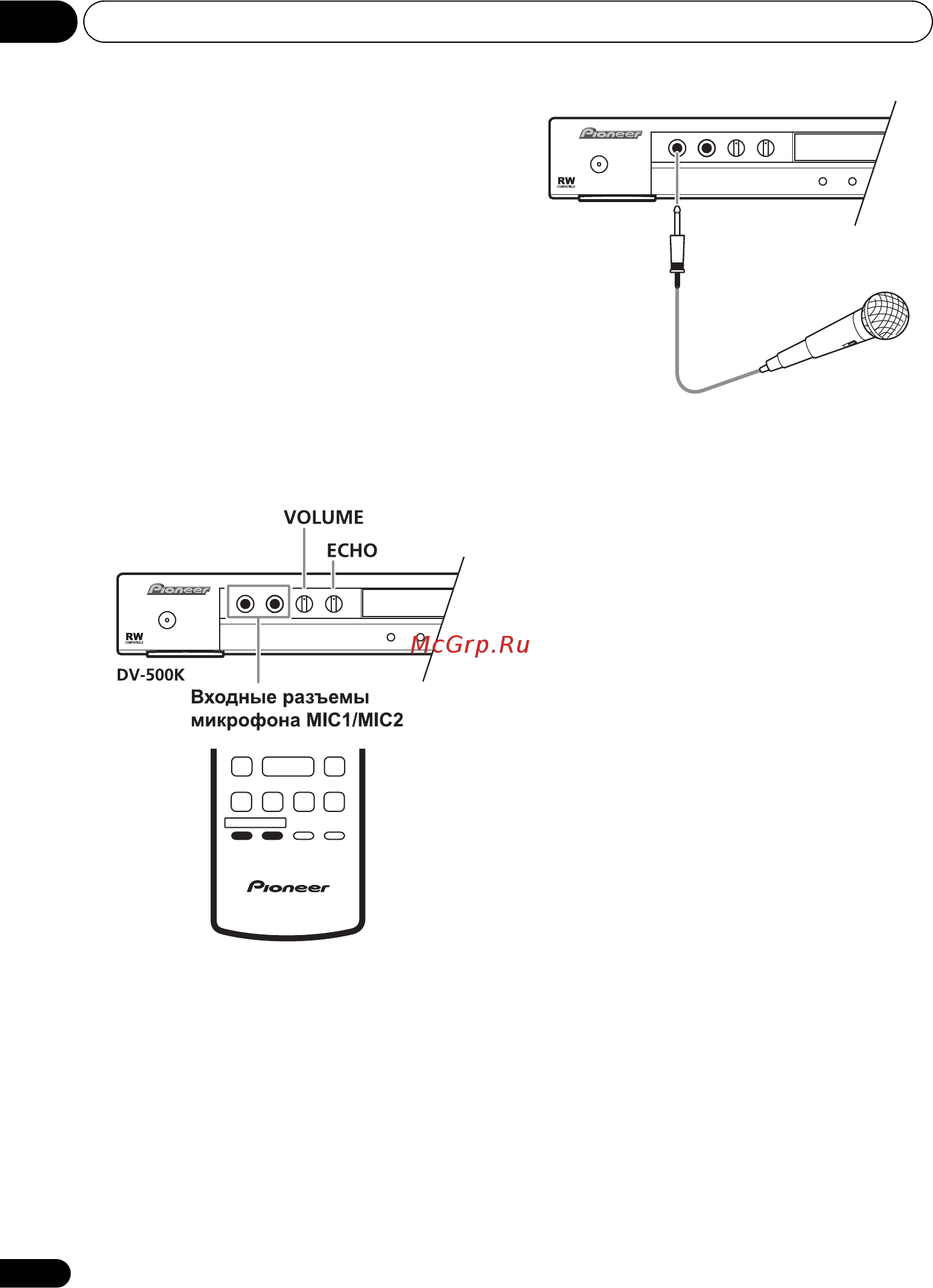 Pioneer DV-500 K-S [20/47] Пение любимых песен с использованием караоке дисков