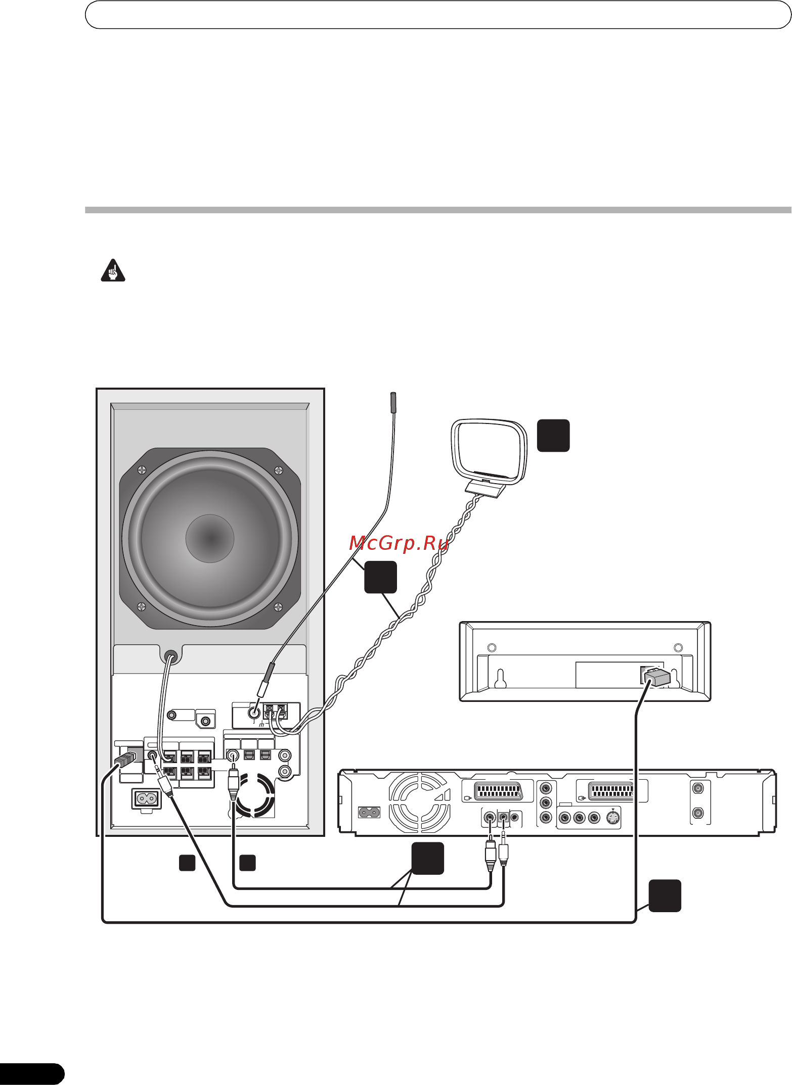 Pioneer S-ST606 [10/150] Подключение