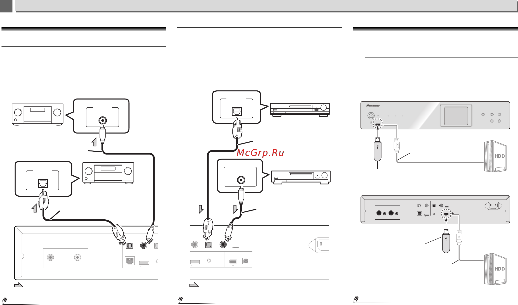 Pioneer N-50A-S [10/45] Подключение запоминающих устройств usb