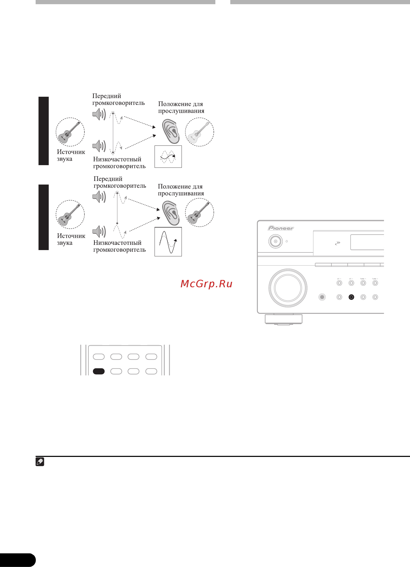 Pioneer VSX-418 S [26/42] Использование режима виртуального заднего громкоговорителя объемного звучания vsb