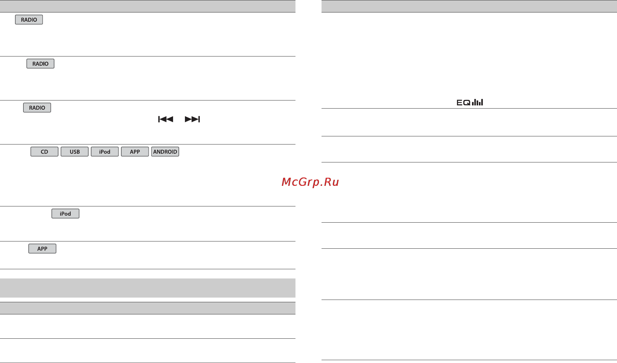 Pioneer DEH-4800FD [10/128] Audio settings